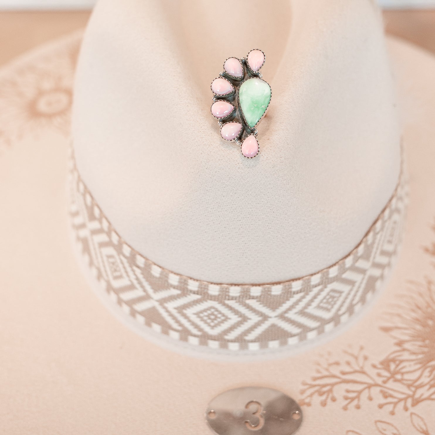 Pink Conch & Paloma One Of A Kind Rings-Rings-Krush Kandy, Women's Online Fashion Boutique Located in Phoenix, Arizona (Scottsdale Area)