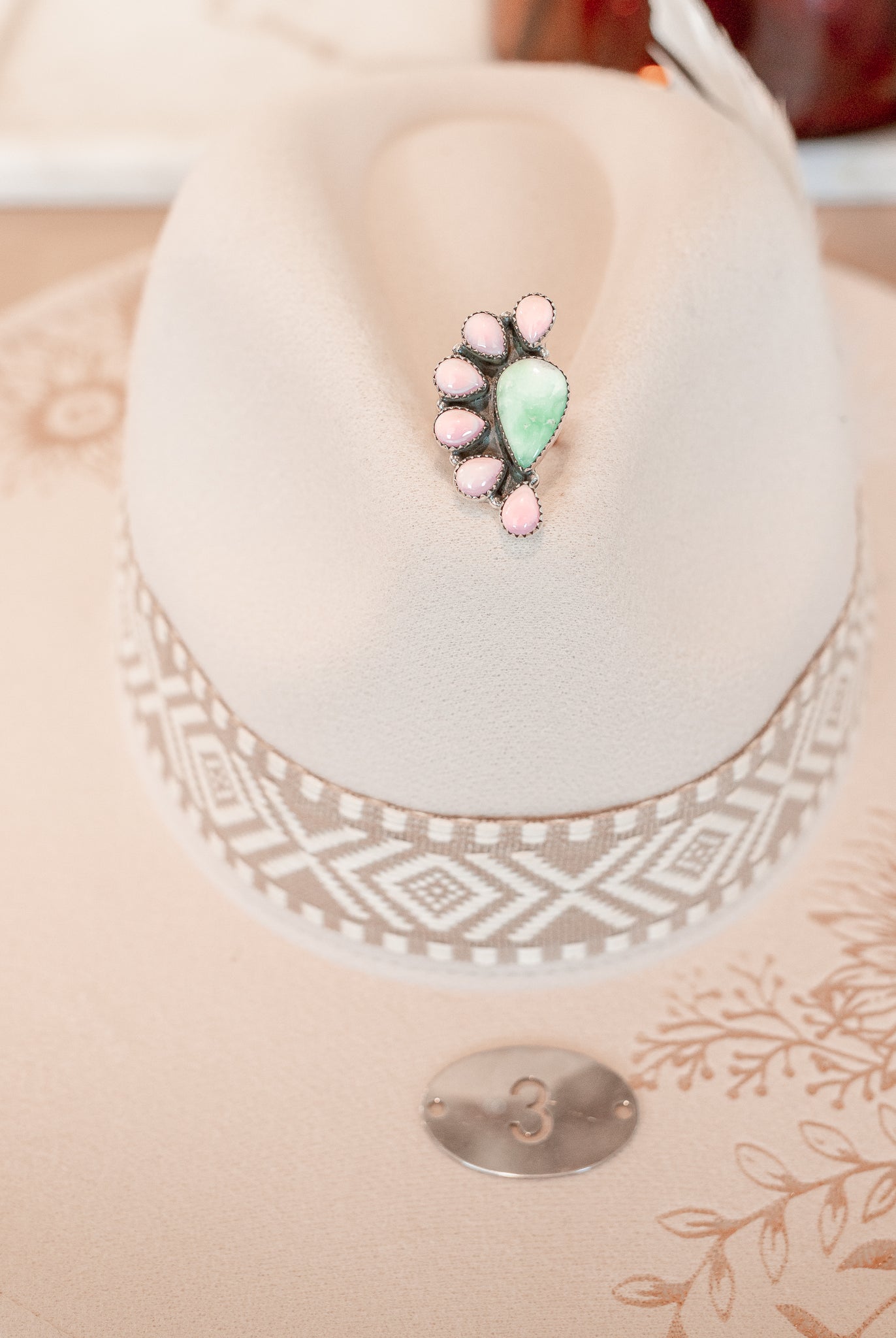 Pink Conch & Paloma One Of A Kind Rings-Rings-Krush Kandy, Women's Online Fashion Boutique Located in Phoenix, Arizona (Scottsdale Area)