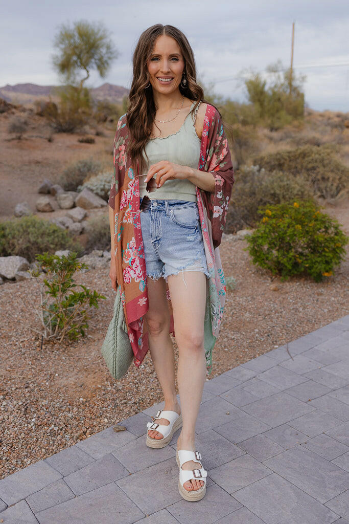 Patchwork Multi Kimono-kimono-Krush Kandy, Women's Online Fashion Boutique Located in Phoenix, Arizona (Scottsdale Area)