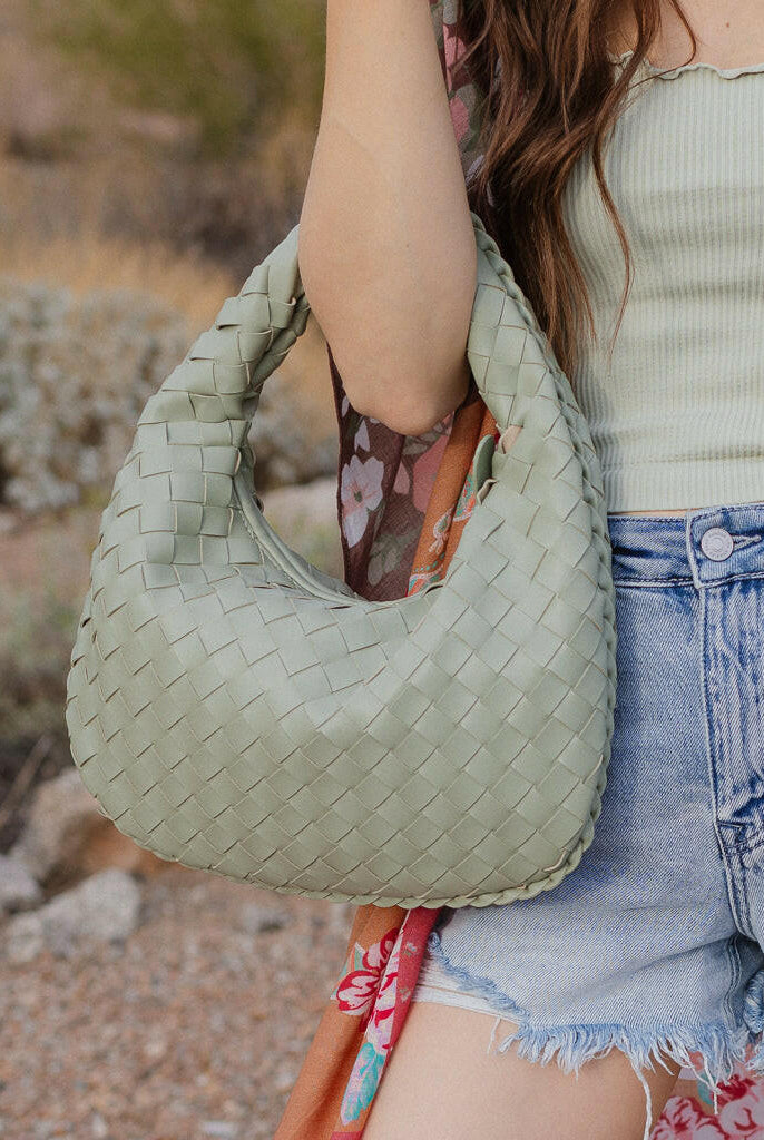 Wendy Woven Shoulder Bag-handbags-Krush Kandy, Women's Online Fashion Boutique Located in Phoenix, Arizona (Scottsdale Area)