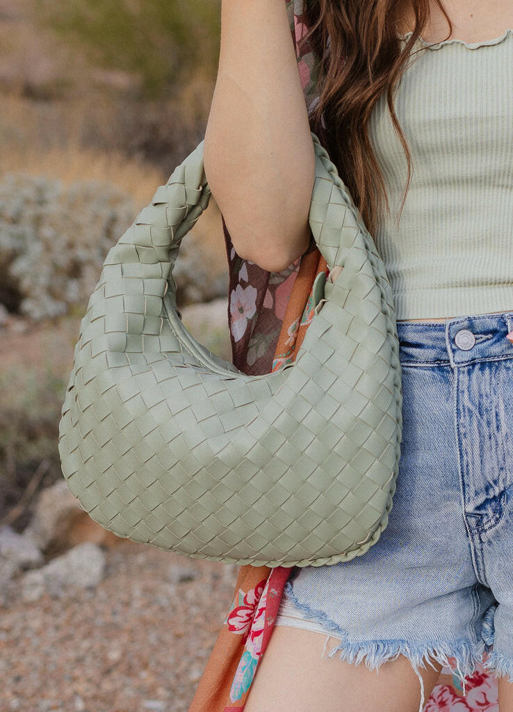 Wendy Woven Shoulder Bag-handbags-Krush Kandy, Women's Online Fashion Boutique Located in Phoenix, Arizona (Scottsdale Area)