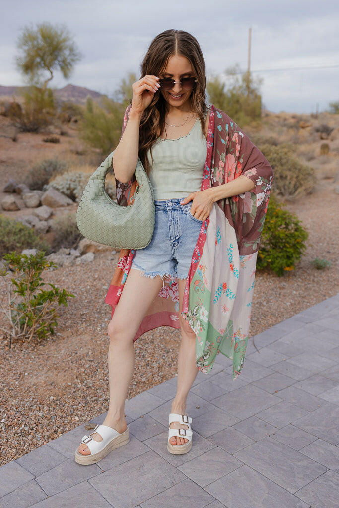 Patchwork Multi Kimono-kimono-Krush Kandy, Women's Online Fashion Boutique Located in Phoenix, Arizona (Scottsdale Area)