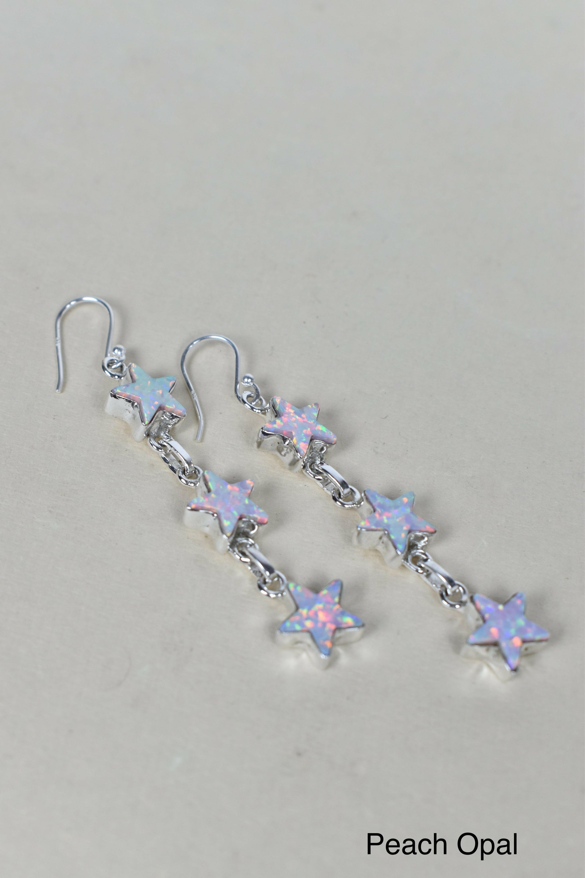 3 Star General Sterling Silver Earrings-Drop Earrings-Krush Kandy, Women's Online Fashion Boutique Located in Phoenix, Arizona (Scottsdale Area)