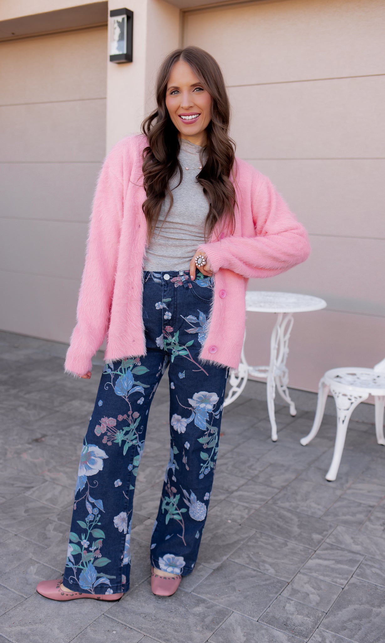 Luxe Soft Fuzzy Button Cardigan-Cardigans-Krush Kandy, Women's Online Fashion Boutique Located in Phoenix, Arizona (Scottsdale Area)