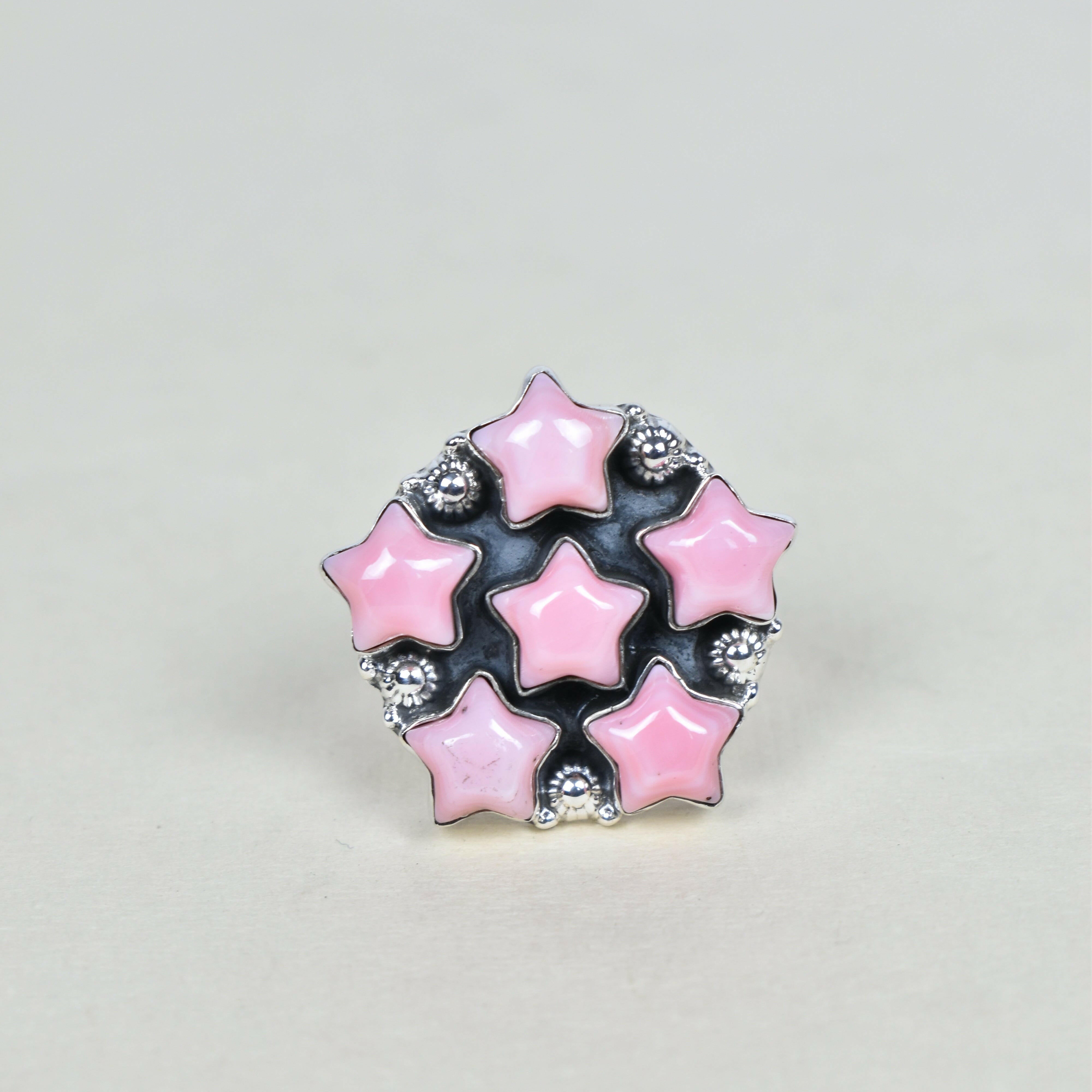 5 Star General Sterling Silver Ring-Cluster Rings-Krush Kandy, Women's Online Fashion Boutique Located in Phoenix, Arizona (Scottsdale Area)