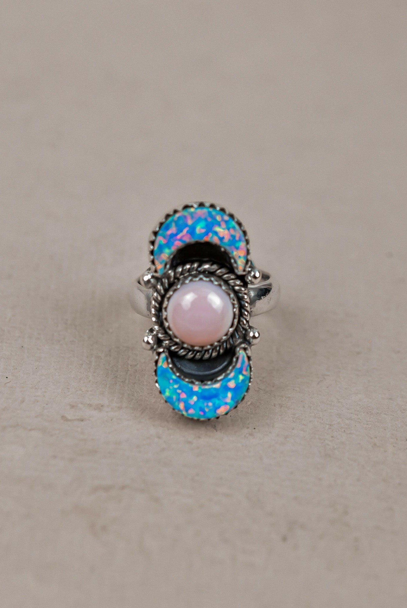 Lunar Crescent Sterling Silver Ring-Crawler Rings-Krush Kandy, Women's Online Fashion Boutique Located in Phoenix, Arizona (Scottsdale Area)