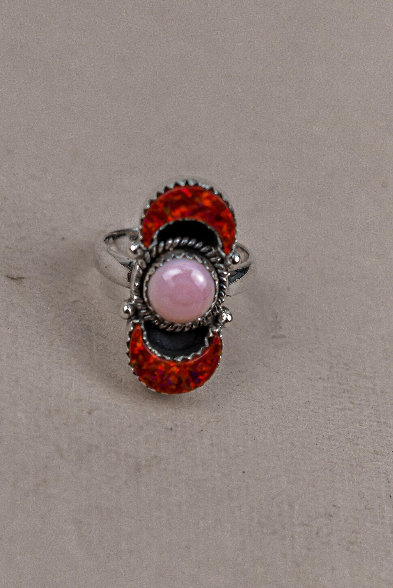 Lunar Crescent Sterling Silver Ring-Crawler Rings-Krush Kandy, Women's Online Fashion Boutique Located in Phoenix, Arizona (Scottsdale Area)