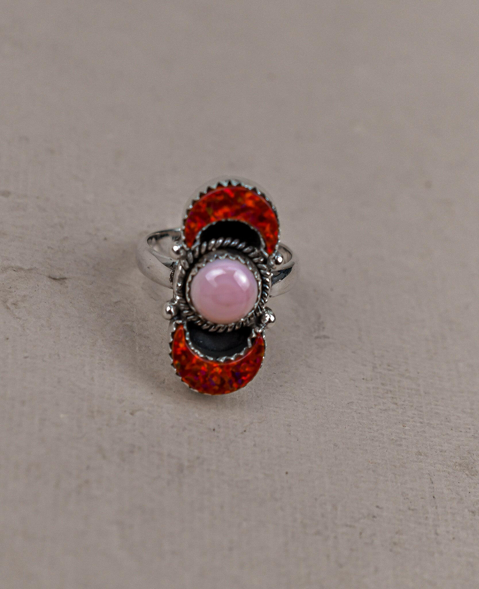 Lunar Crescent Sterling Silver Ring-Crawler Rings-Krush Kandy, Women's Online Fashion Boutique Located in Phoenix, Arizona (Scottsdale Area)