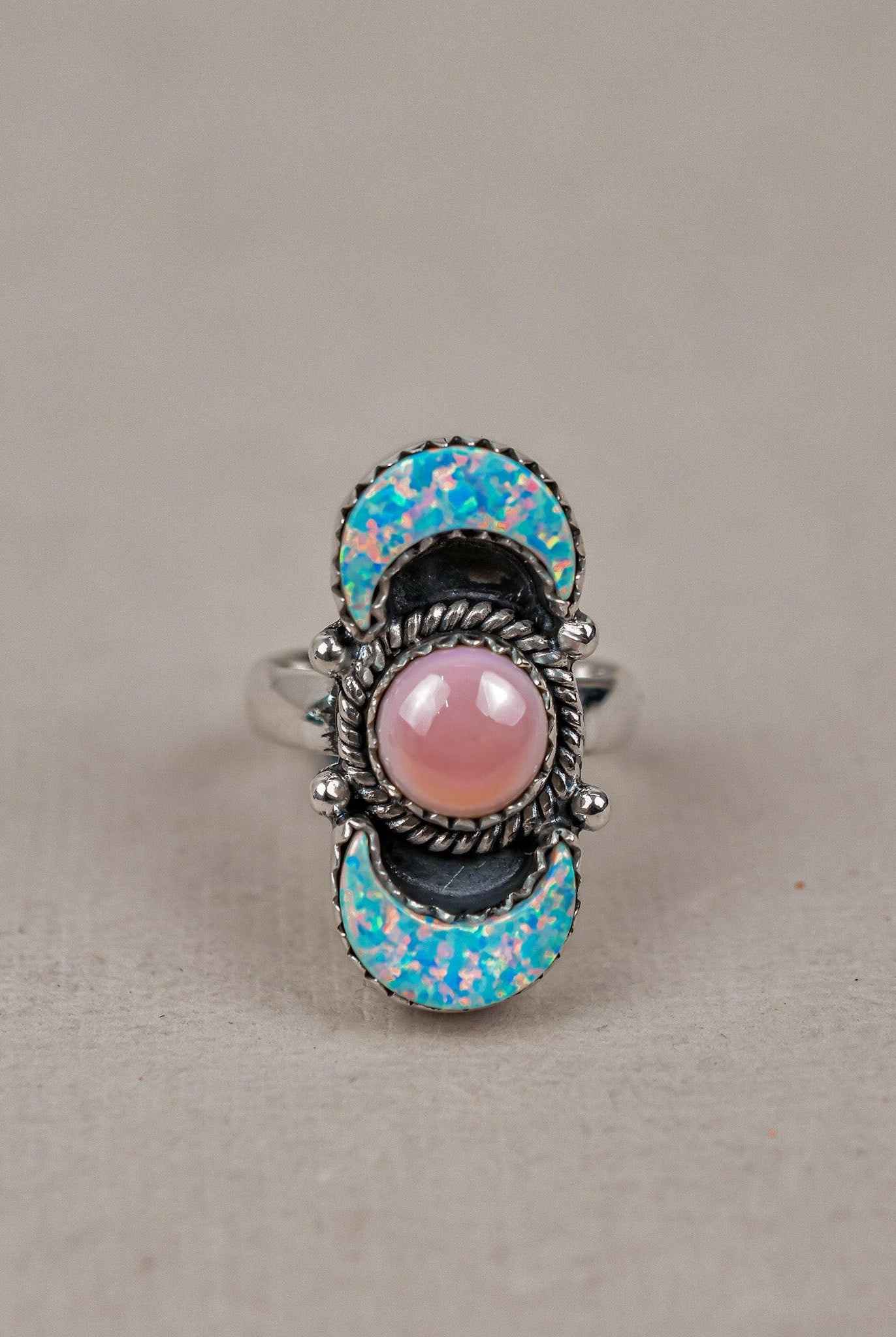 Lunar Crescent Sterling Silver Ring-Crawler Rings-Krush Kandy, Women's Online Fashion Boutique Located in Phoenix, Arizona (Scottsdale Area)