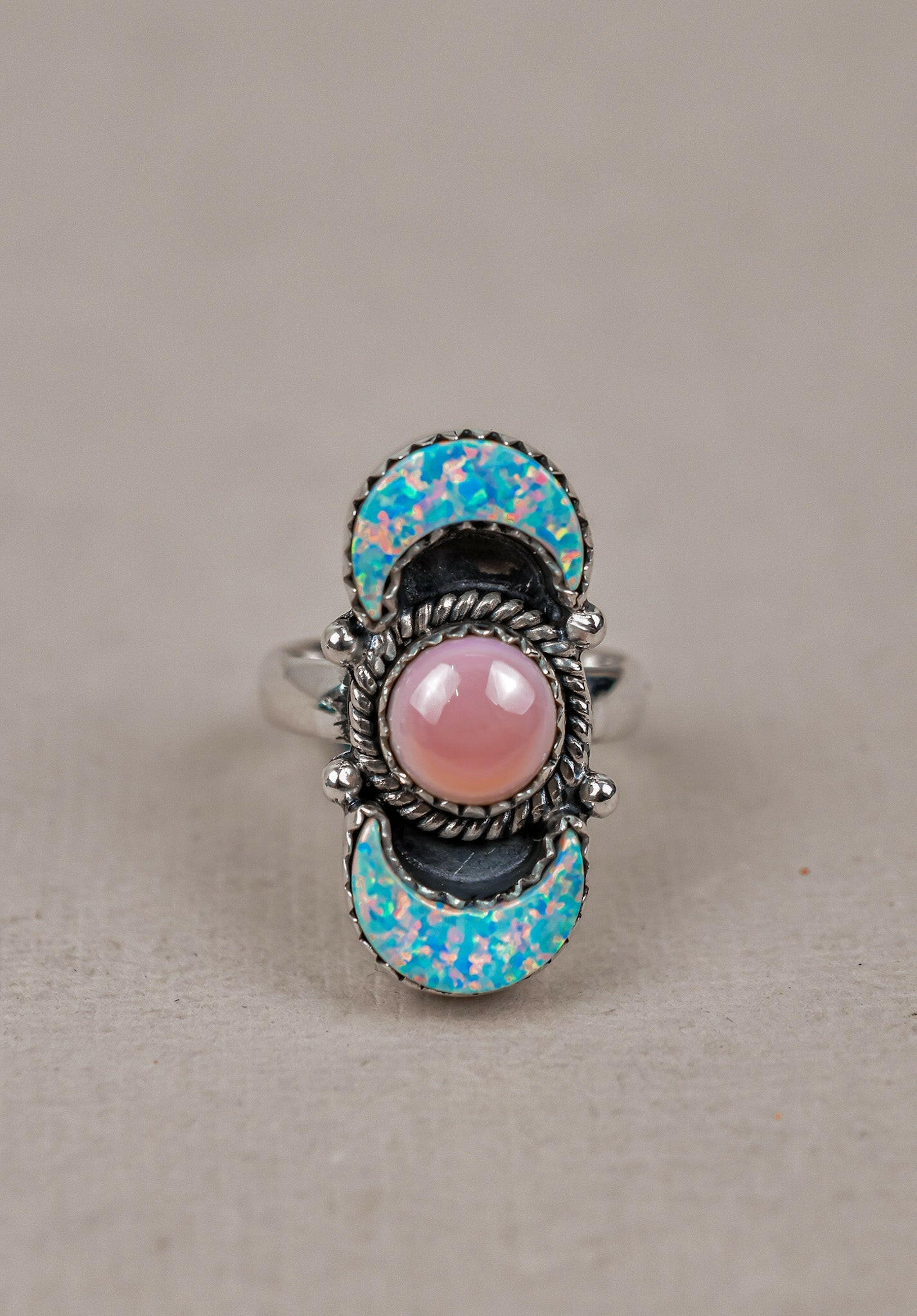 Lunar Crescent Sterling Silver Ring-Crawler Rings-Krush Kandy, Women's Online Fashion Boutique Located in Phoenix, Arizona (Scottsdale Area)