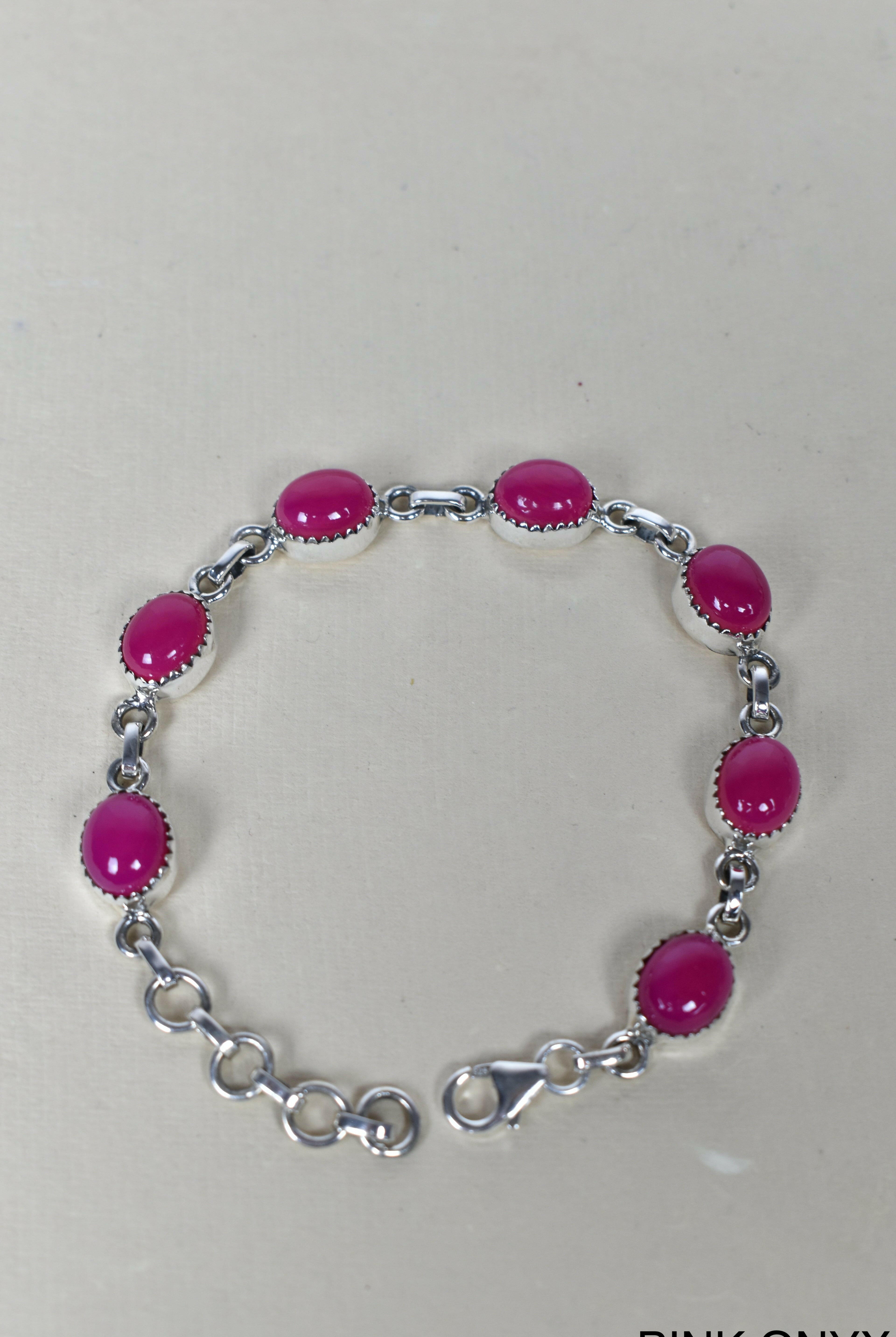 HexaGem Link Bracelet-Chain Bracelets-Krush Kandy, Women's Online Fashion Boutique Located in Phoenix, Arizona (Scottsdale Area)