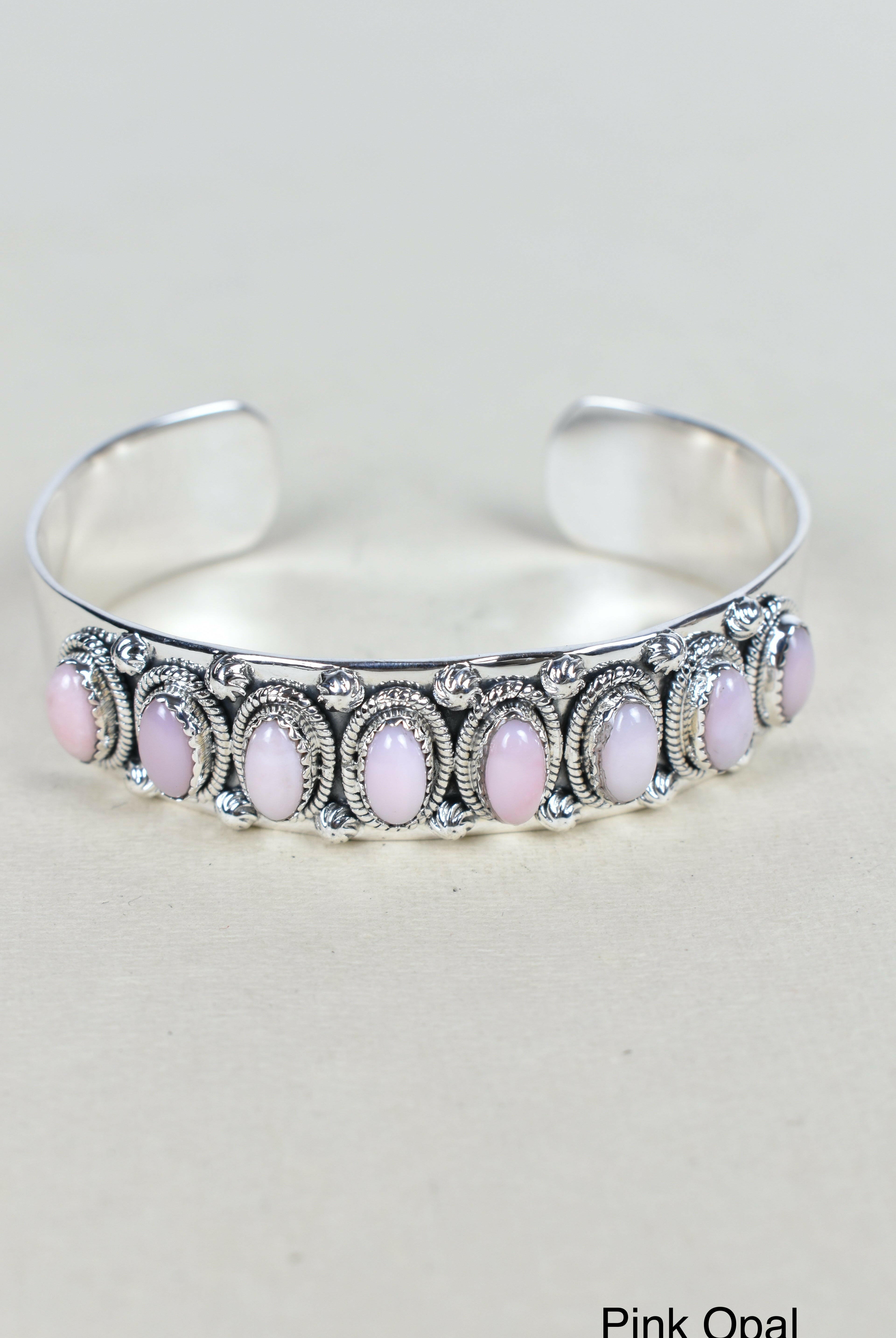 Octet Gem Sterling Silver Cuff-Cuffs-Krush Kandy, Women's Online Fashion Boutique Located in Phoenix, Arizona (Scottsdale Area)