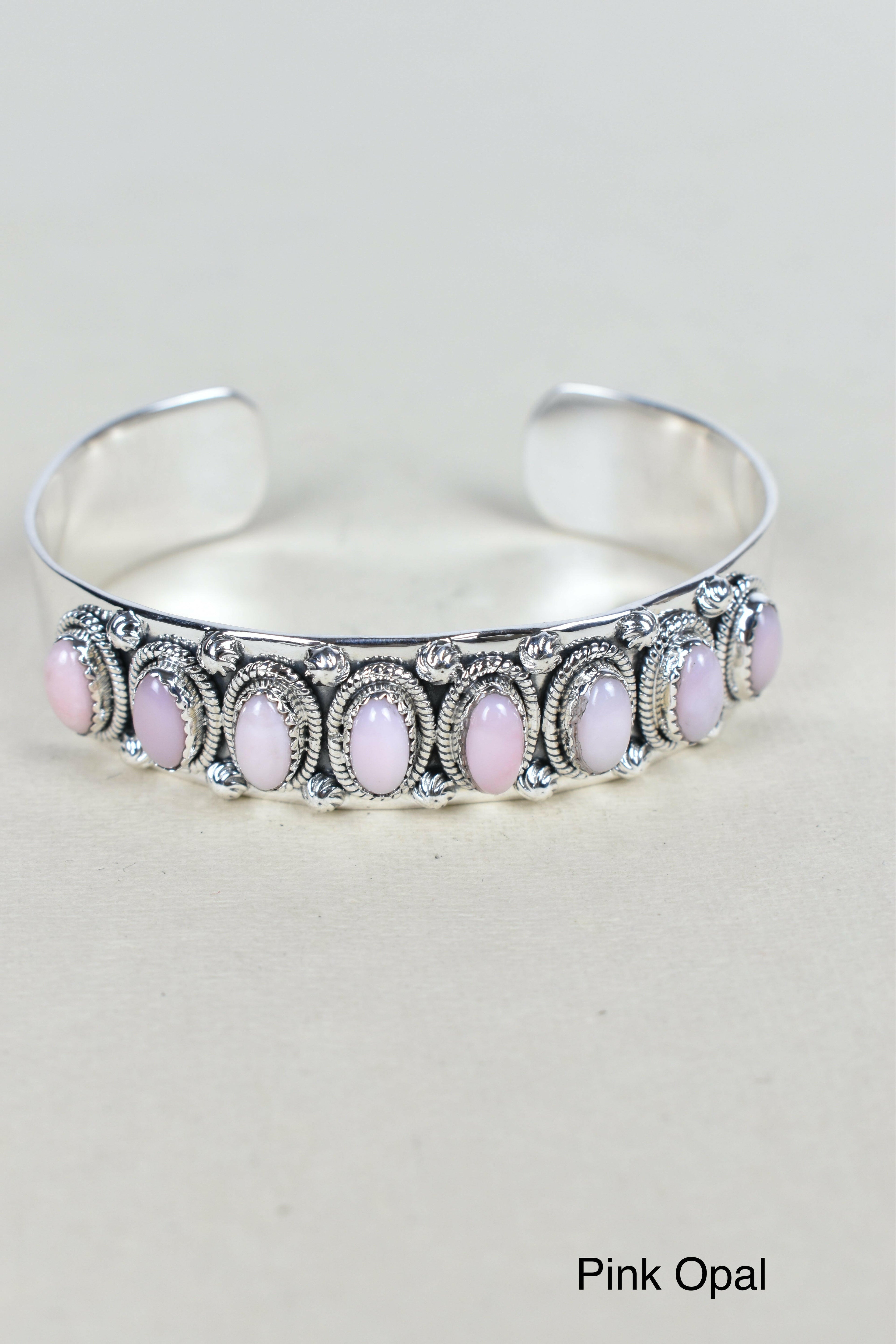 Octet Gem Sterling Silver Cuff-Cuffs-Krush Kandy, Women's Online Fashion Boutique Located in Phoenix, Arizona (Scottsdale Area)