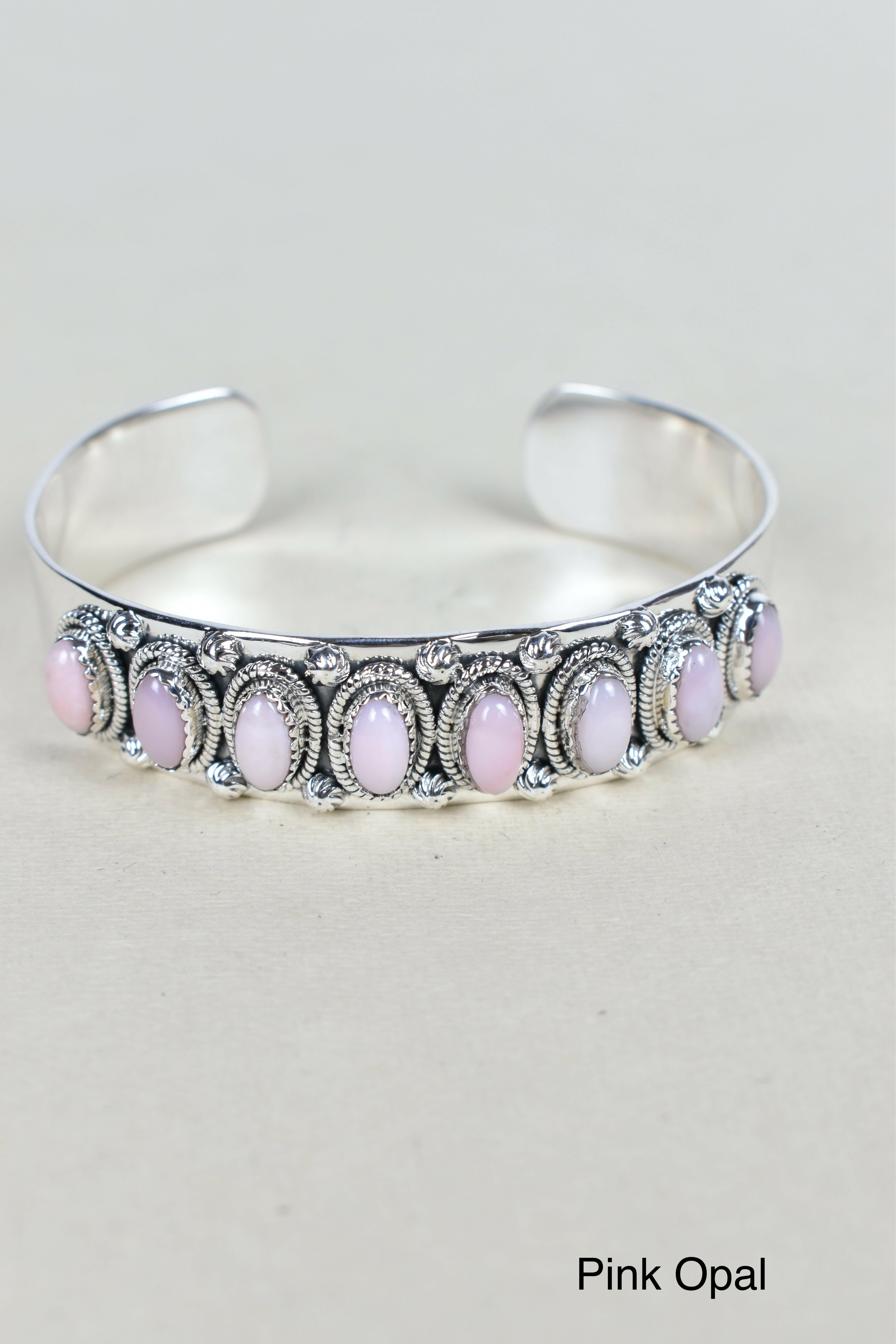 Octet Gem Sterling Silver Cuff-Cuffs-Krush Kandy, Women's Online Fashion Boutique Located in Phoenix, Arizona (Scottsdale Area)