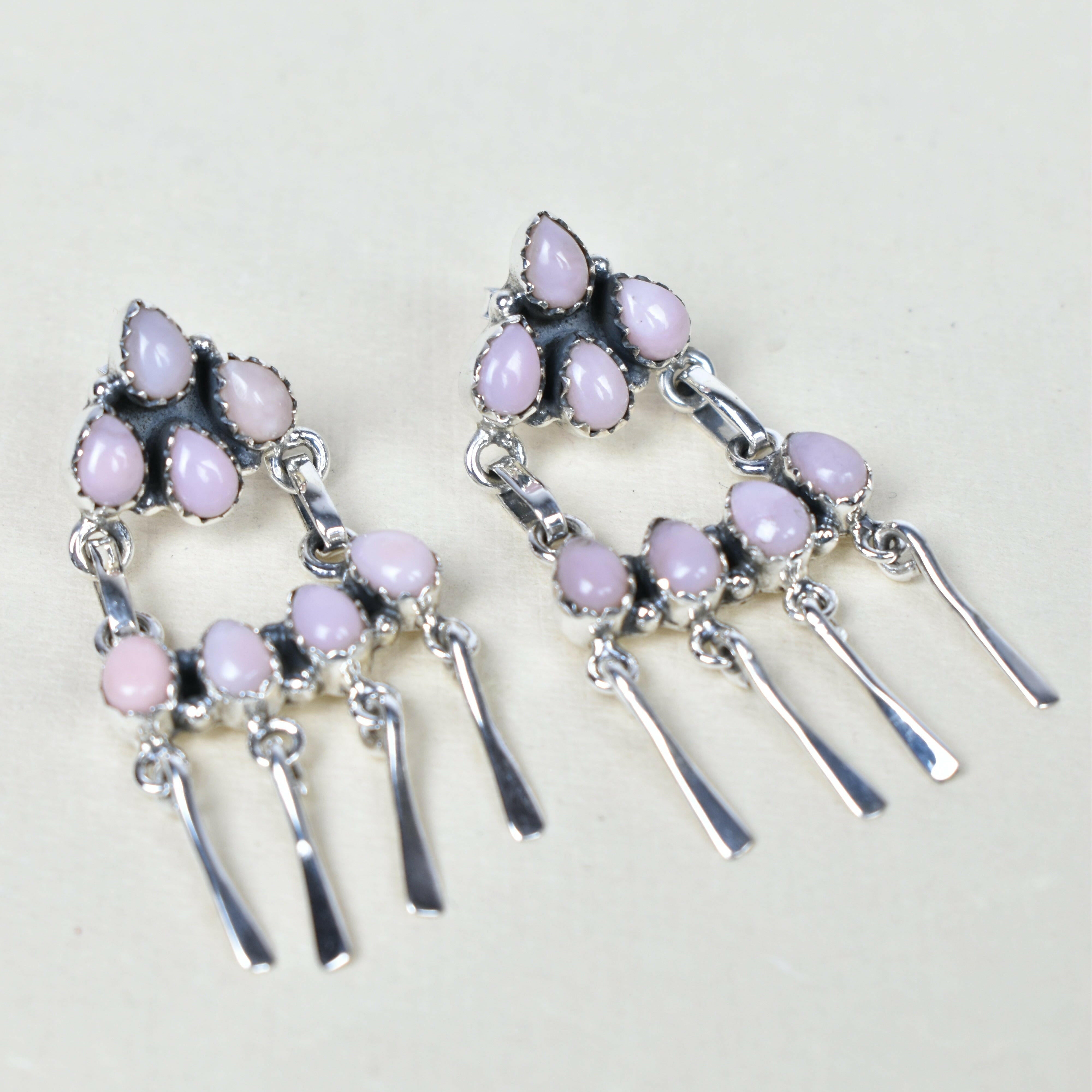 Tickle Me Pretty Sterling Silver Earrings-Drop Earrings-Krush Kandy, Women's Online Fashion Boutique Located in Phoenix, Arizona (Scottsdale Area)