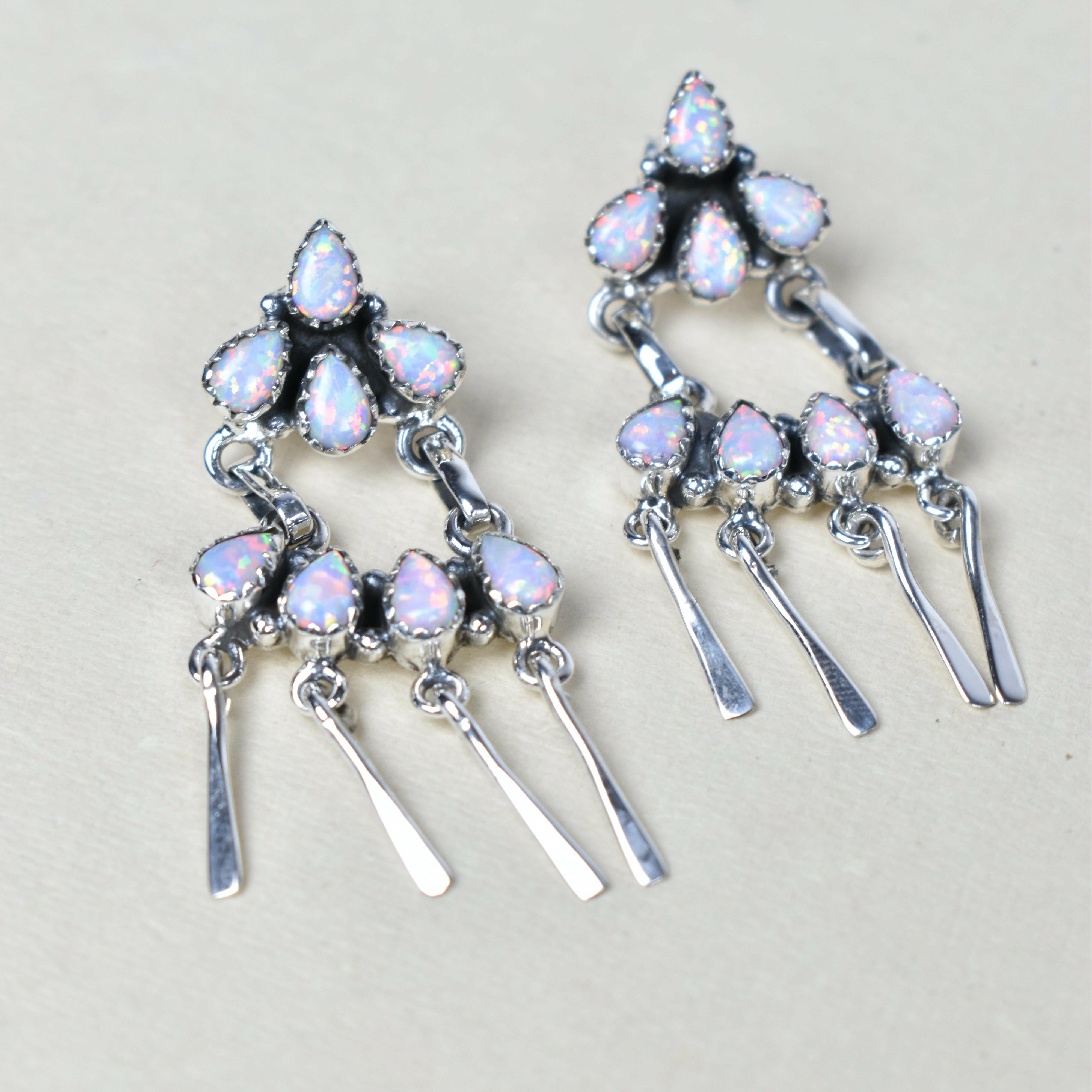 Tickle Me Pretty Sterling Silver Earrings-Drop Earrings-Krush Kandy, Women's Online Fashion Boutique Located in Phoenix, Arizona (Scottsdale Area)