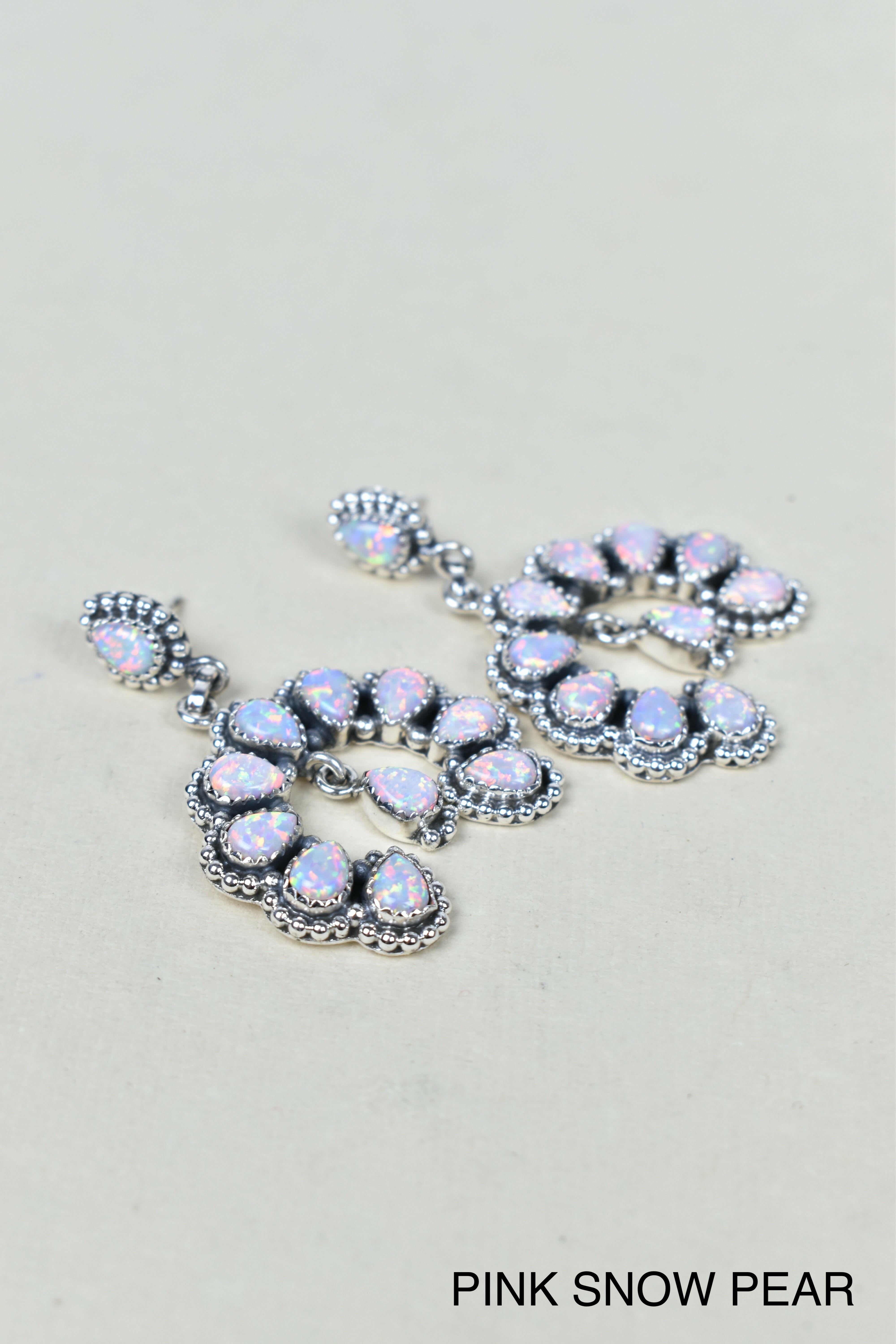 Double Luck Sterling Silver Earrings-Drop Earrings-Krush Kandy, Women's Online Fashion Boutique Located in Phoenix, Arizona (Scottsdale Area)