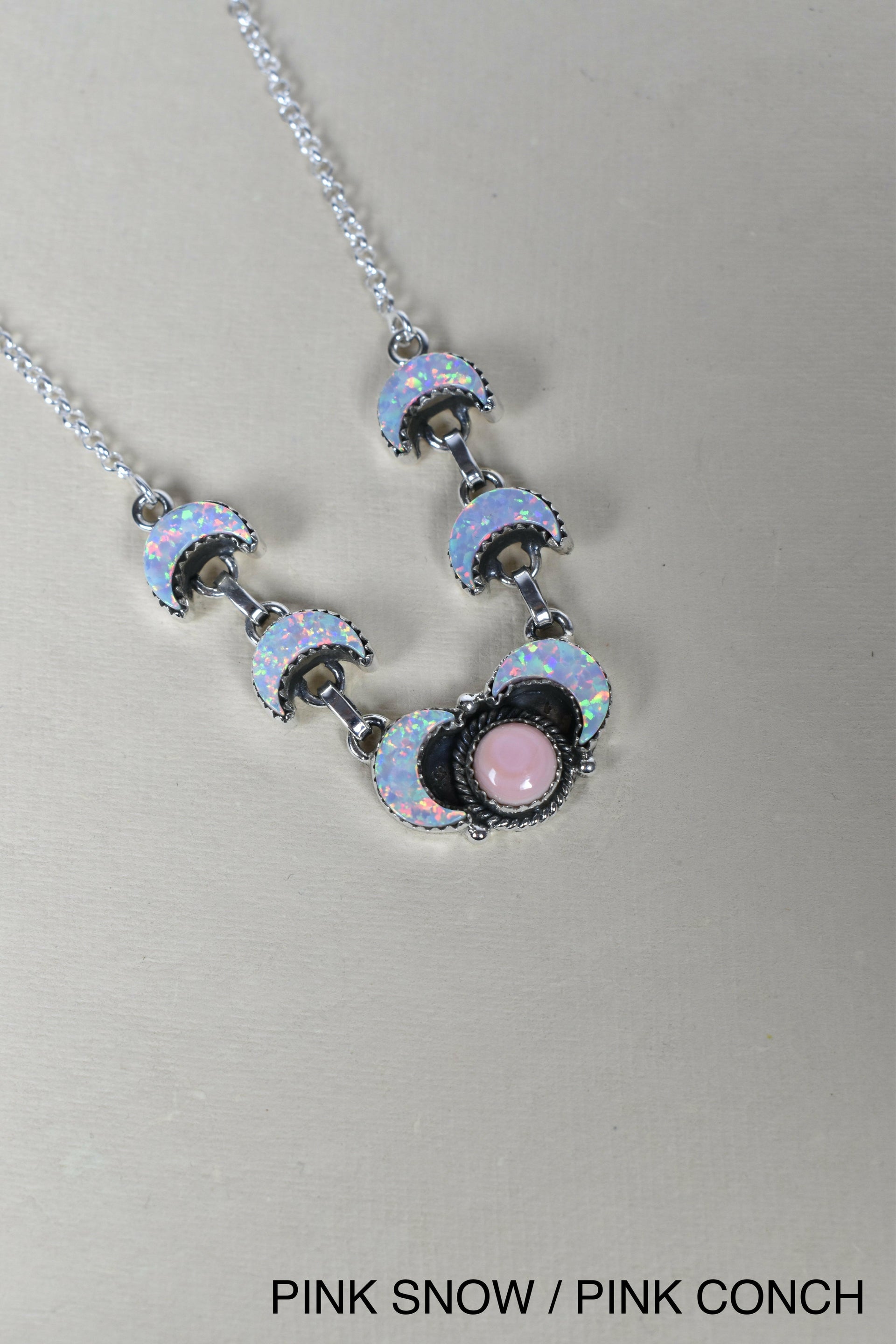 Lunar Crescent Necklace-Chain Necklaces-Krush Kandy, Women's Online Fashion Boutique Located in Phoenix, Arizona (Scottsdale Area)