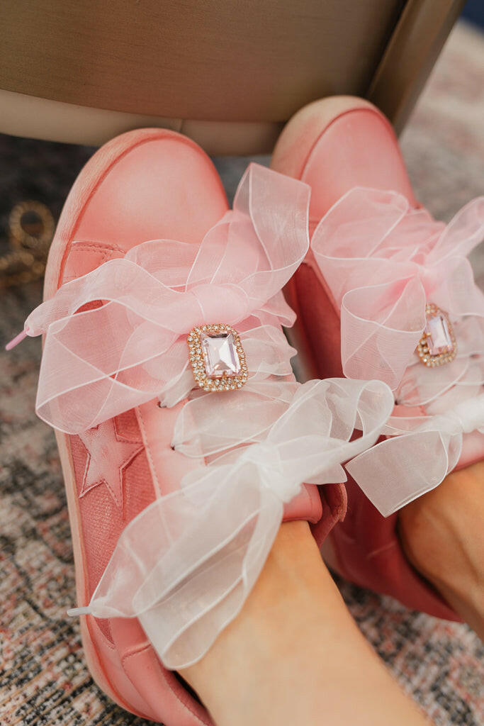 The Sandy Star Sneaker, Pink-Sneakers-Krush Kandy, Women's Online Fashion Boutique Located in Phoenix, Arizona (Scottsdale Area)