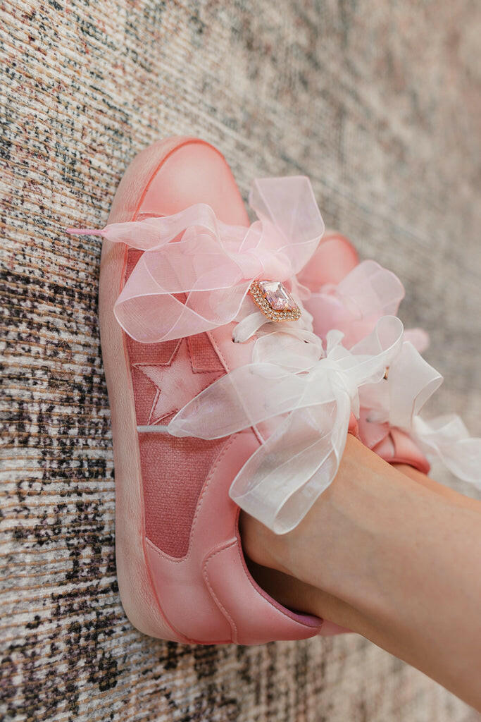 The Sandy Star Sneaker, Pink-Sneakers-Krush Kandy, Women's Online Fashion Boutique Located in Phoenix, Arizona (Scottsdale Area)