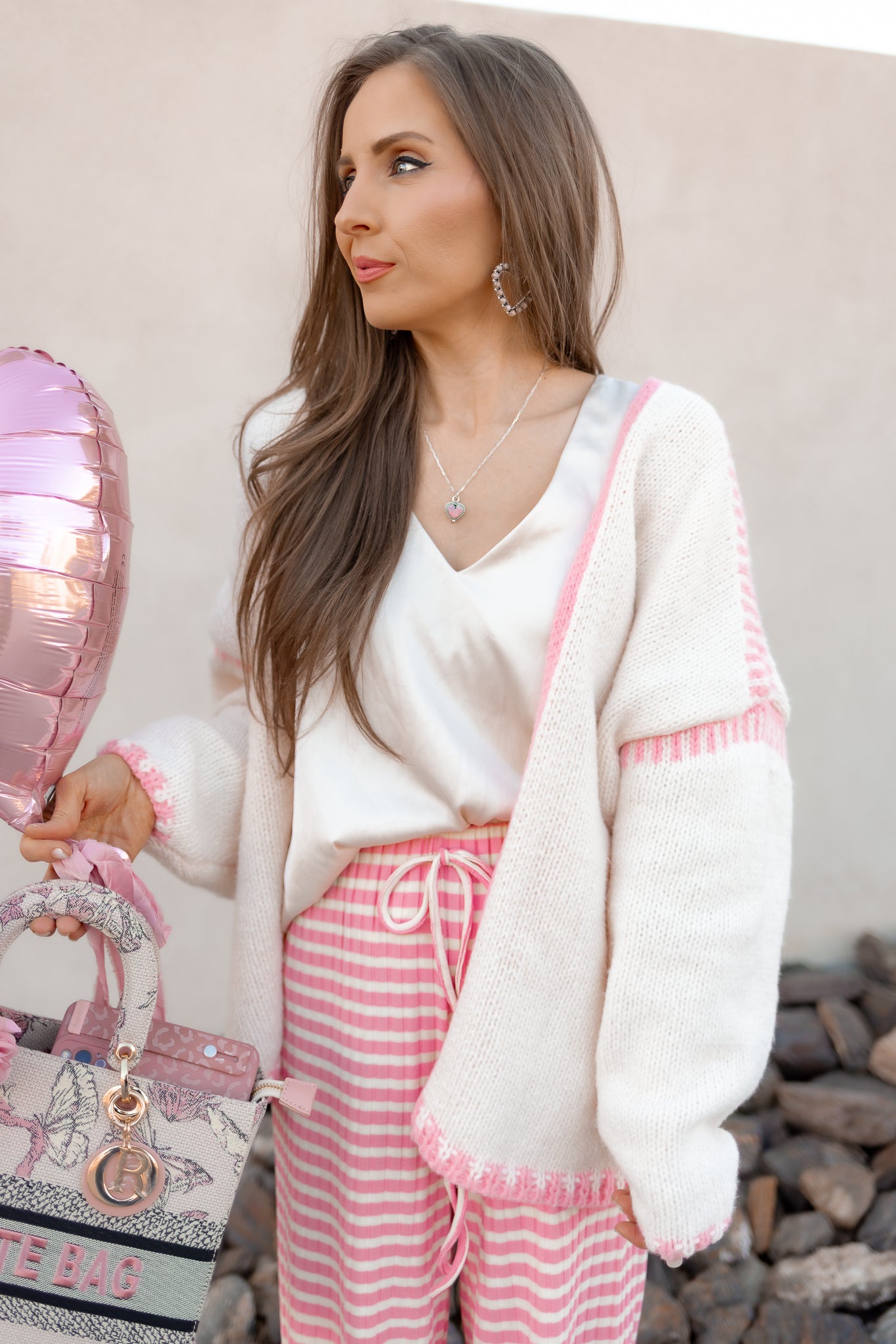 Contrast Open Front Dropped Shoulder Cardigan-Cardigan-Krush Kandy, Women's Online Fashion Boutique Located in Phoenix, Arizona (Scottsdale Area)