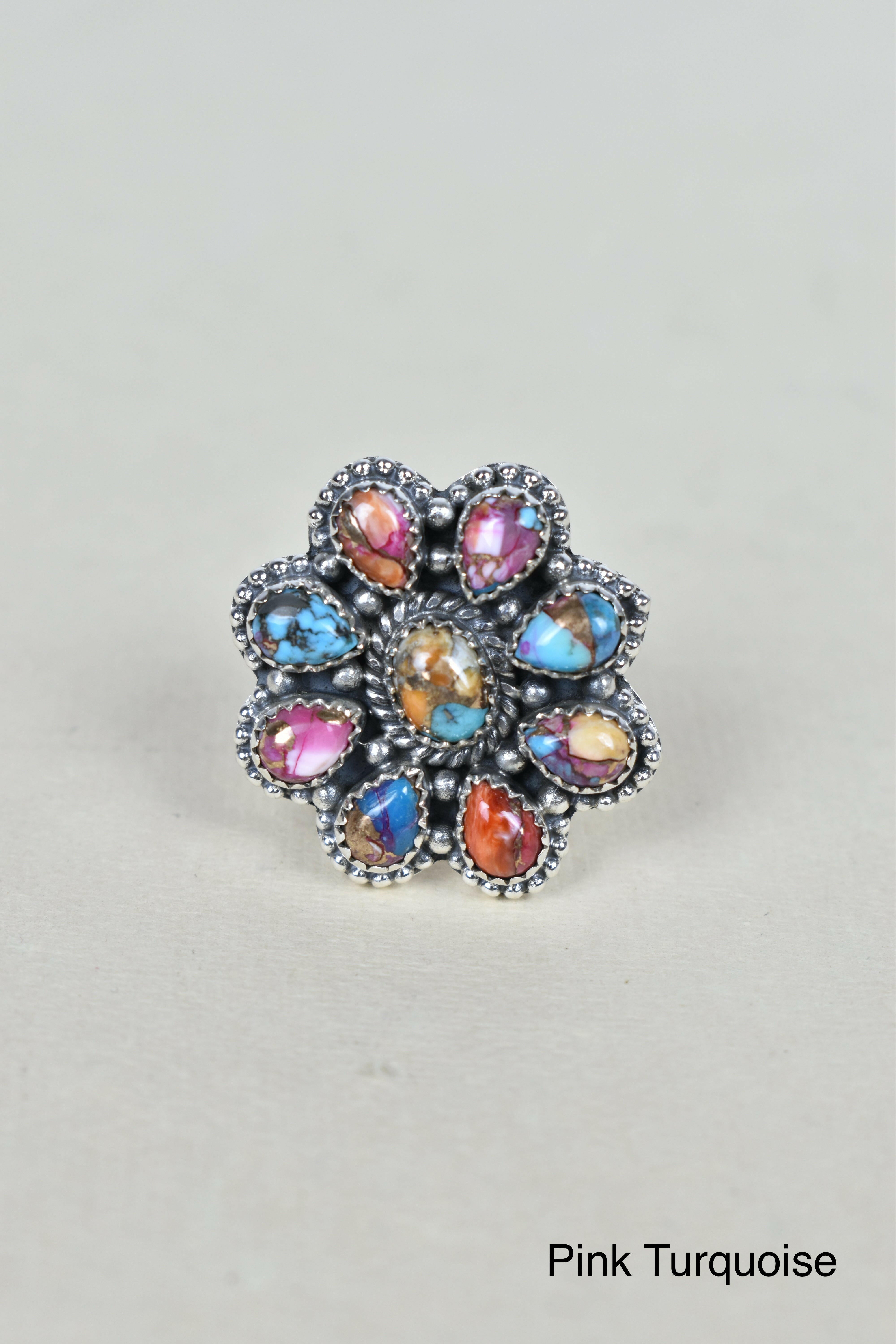 Cat O' Nine Jewels Ring-Cluster Rings-Krush Kandy, Women's Online Fashion Boutique Located in Phoenix, Arizona (Scottsdale Area)