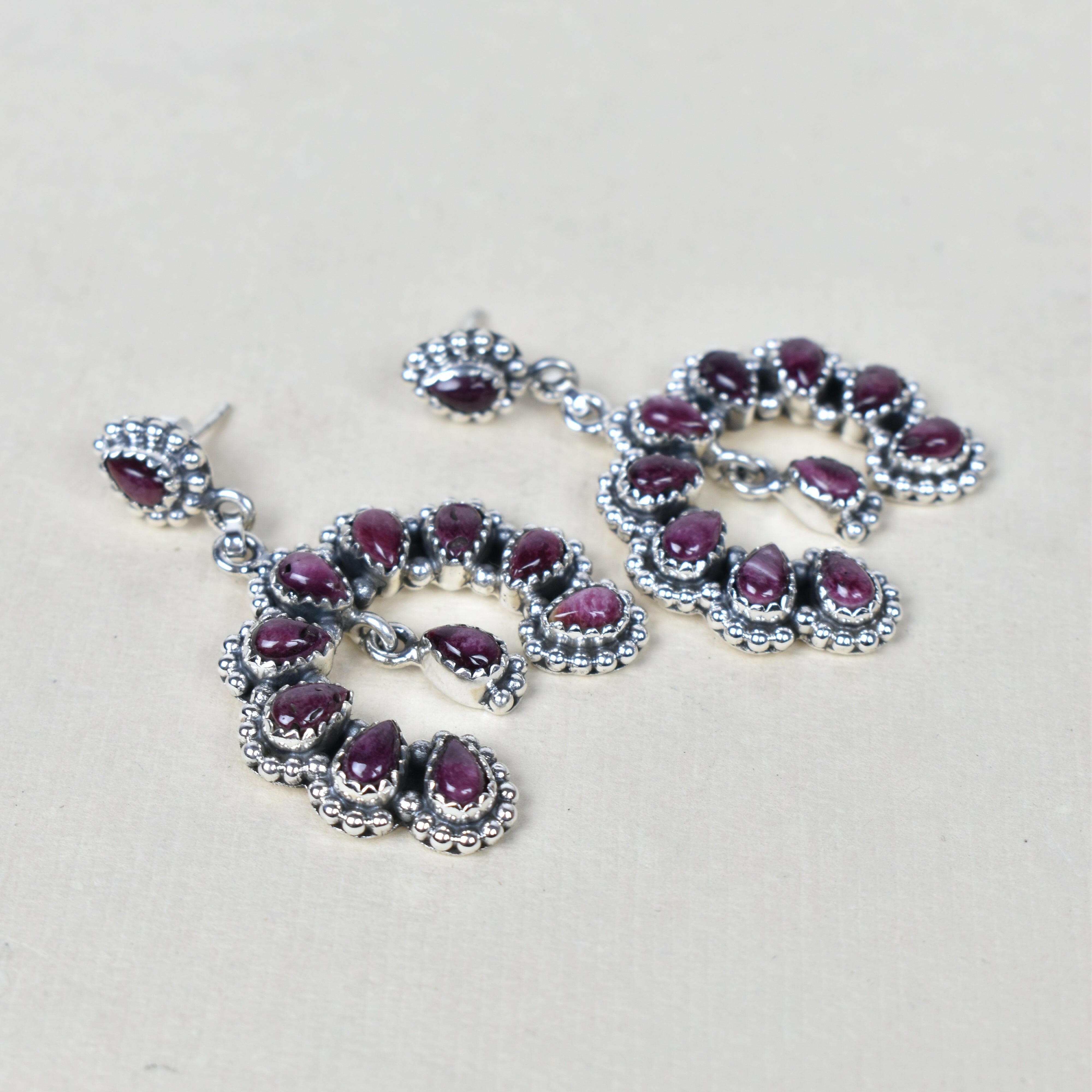 Double Luck Sterling Silver Earrings-Drop Earrings-Krush Kandy, Women's Online Fashion Boutique Located in Phoenix, Arizona (Scottsdale Area)