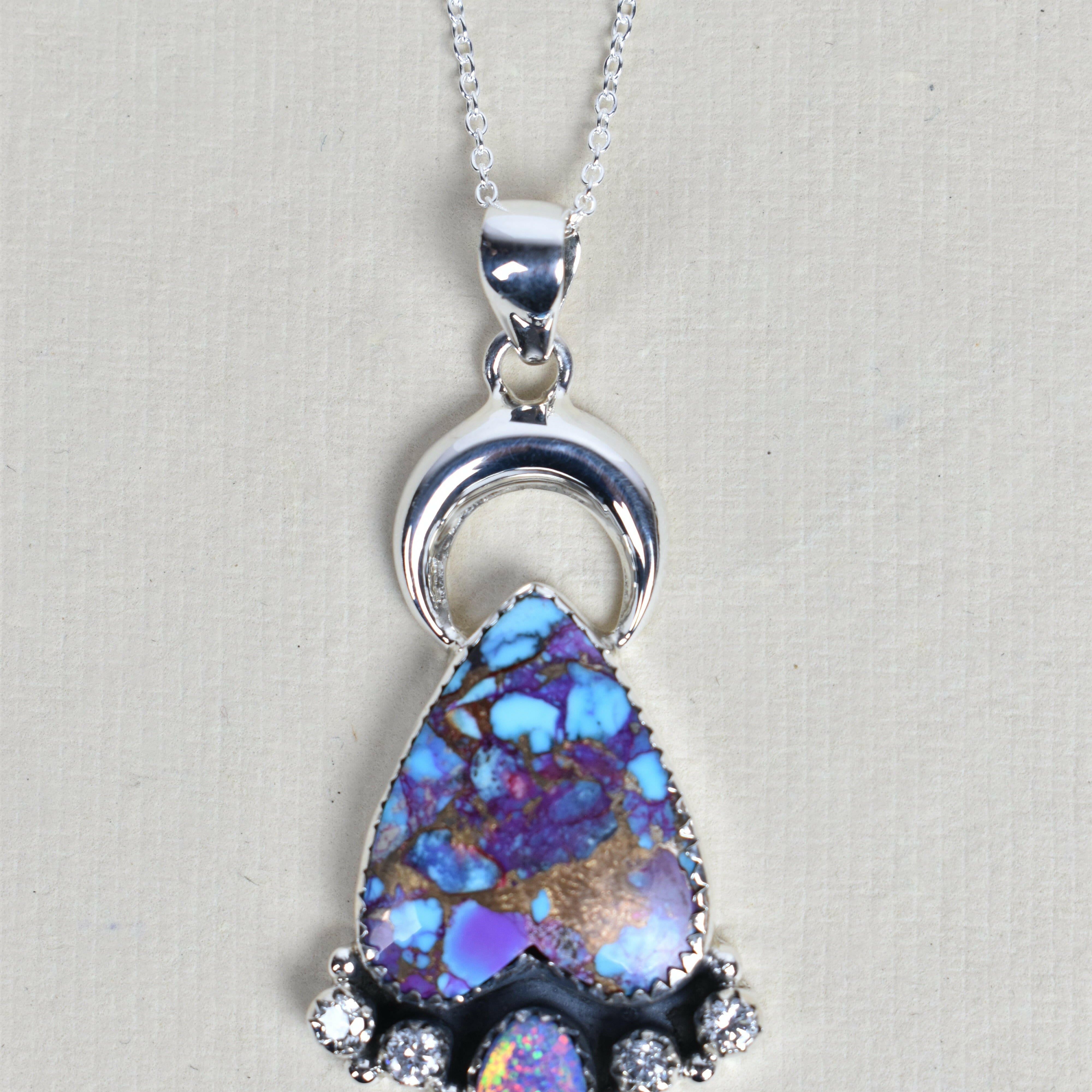 STERLING SILVER YOGI NECKLACE-Pendant Necklaces-Krush Kandy, Women's Online Fashion Boutique Located in Phoenix, Arizona (Scottsdale Area)