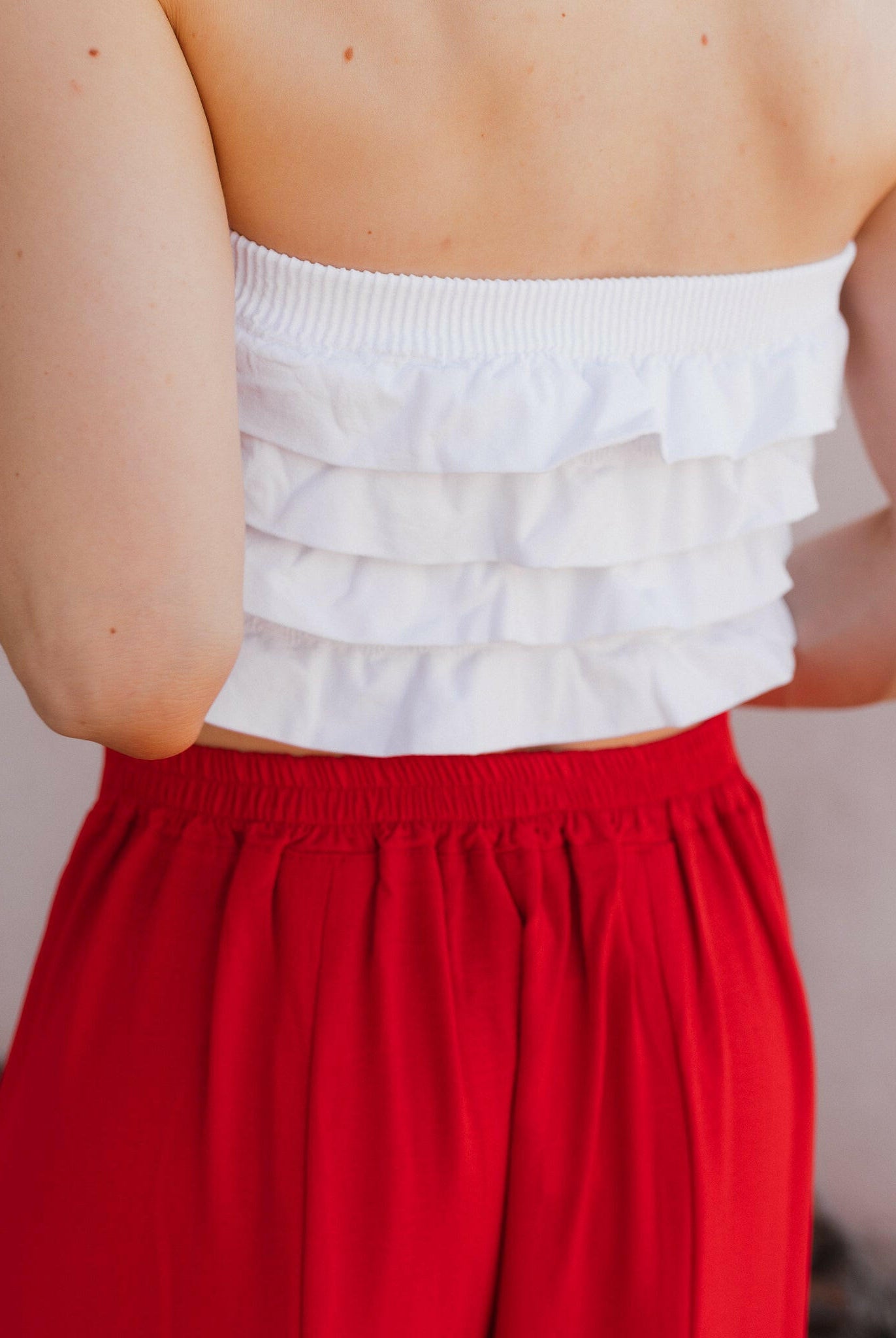 Layered Ruffle Tube Top-Tanks-Krush Kandy, Women's Online Fashion Boutique Located in Phoenix, Arizona (Scottsdale Area)