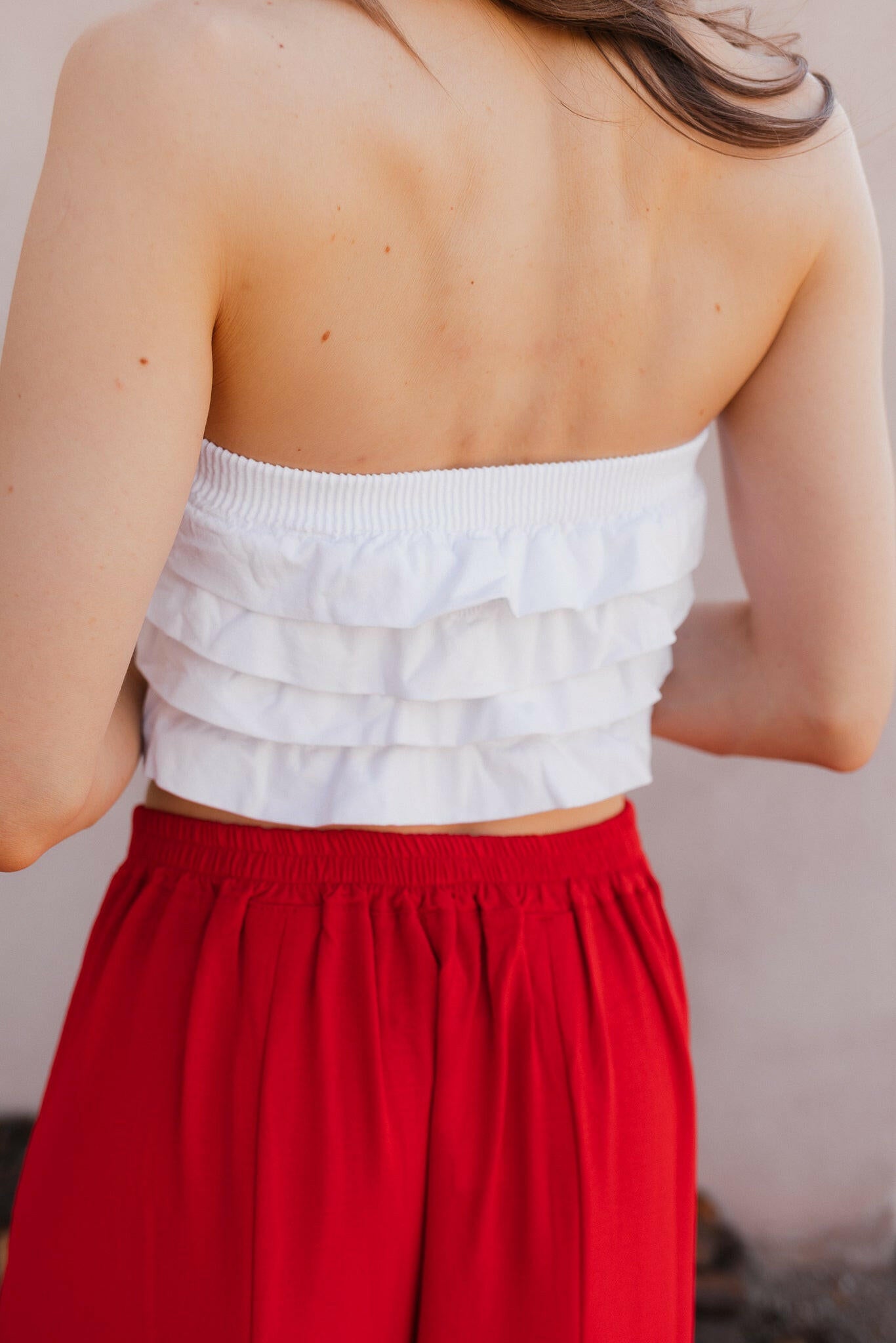Layered Ruffle Tube Top-Tanks-Krush Kandy, Women's Online Fashion Boutique Located in Phoenix, Arizona (Scottsdale Area)
