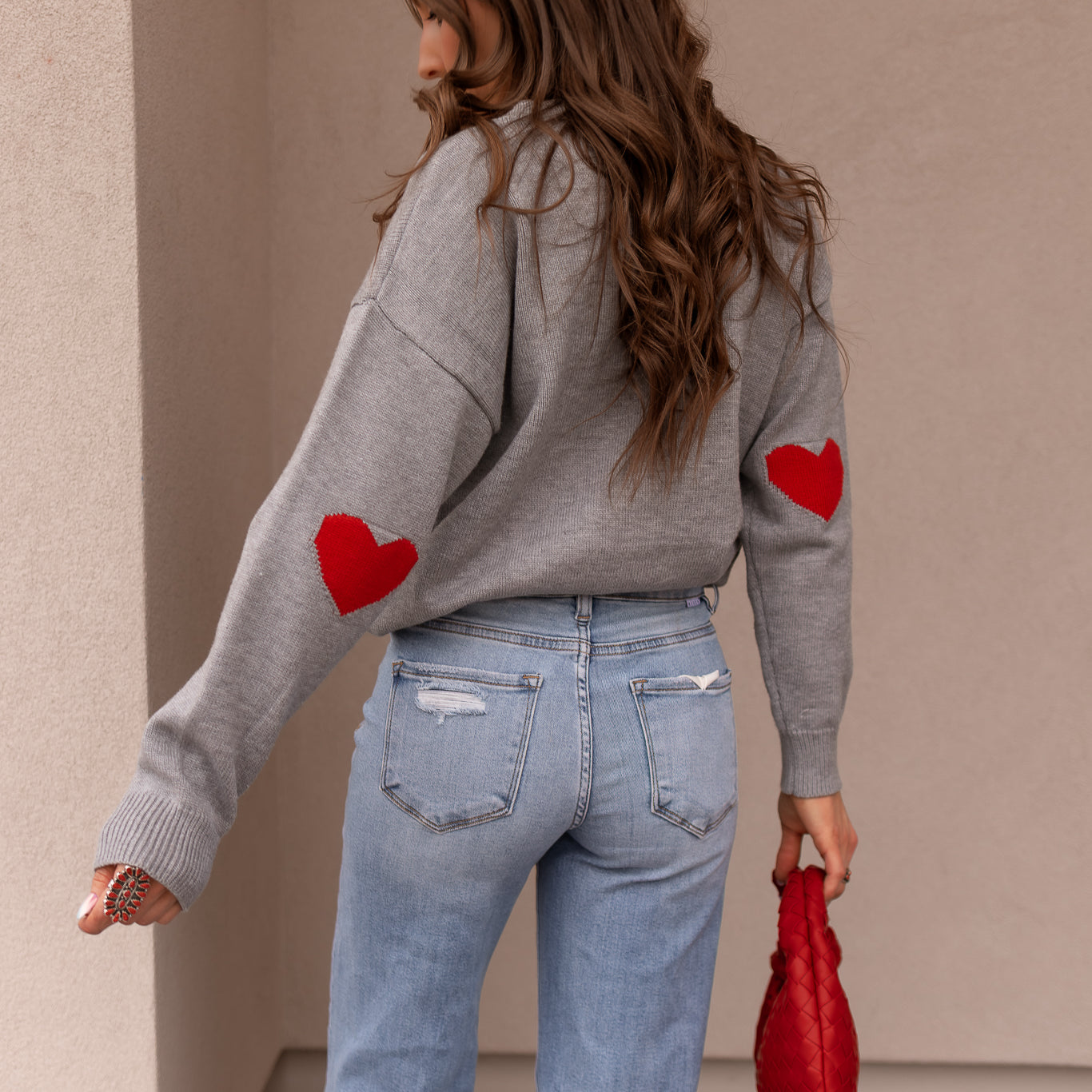 With an Open Heart Valentine Sweater-Sweater-Krush Kandy, Women's Online Fashion Boutique Located in Phoenix, Arizona (Scottsdale Area)