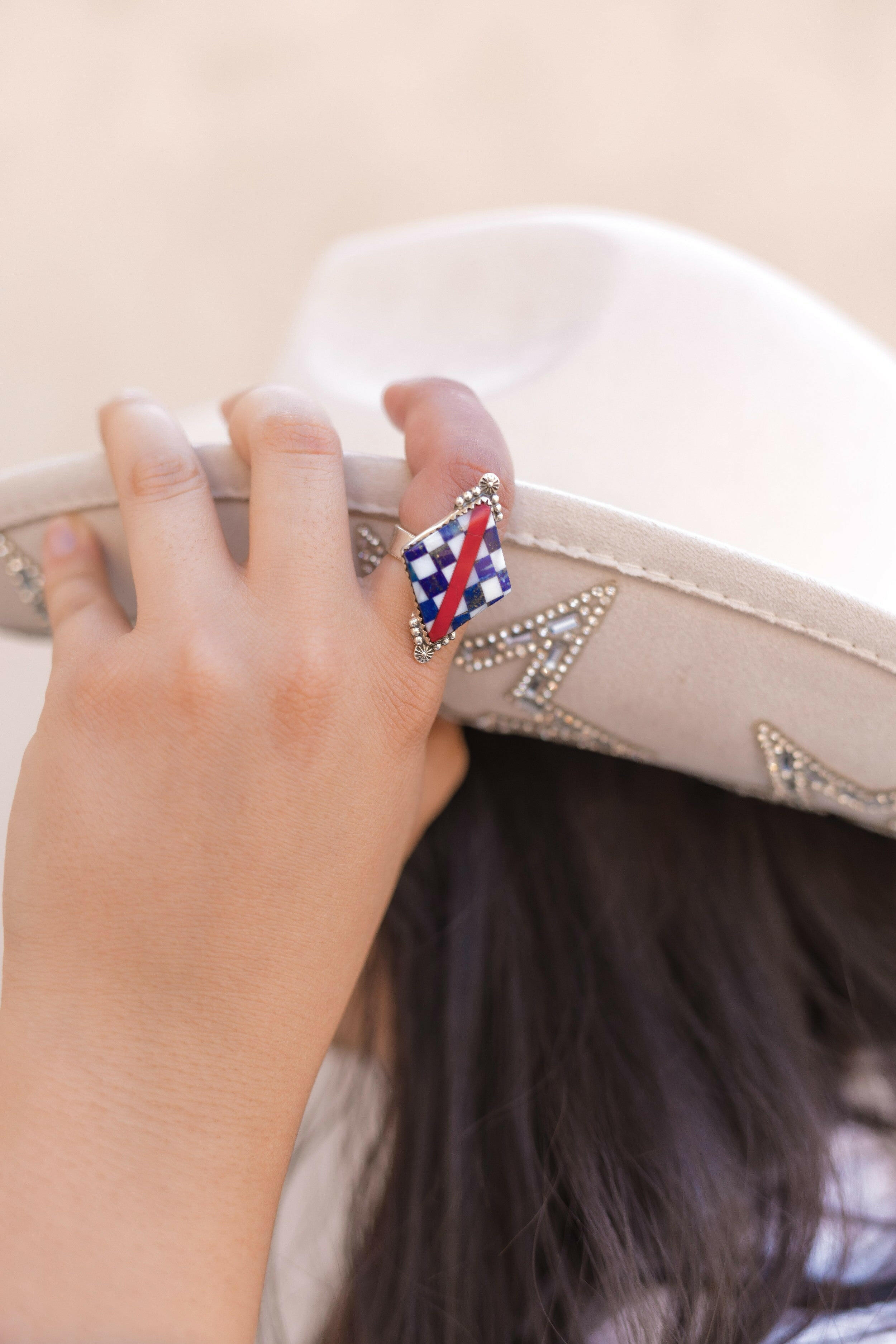 Star-Spangled Stripes Rings-Rings-Krush Kandy, Women's Online Fashion Boutique Located in Phoenix, Arizona (Scottsdale Area)