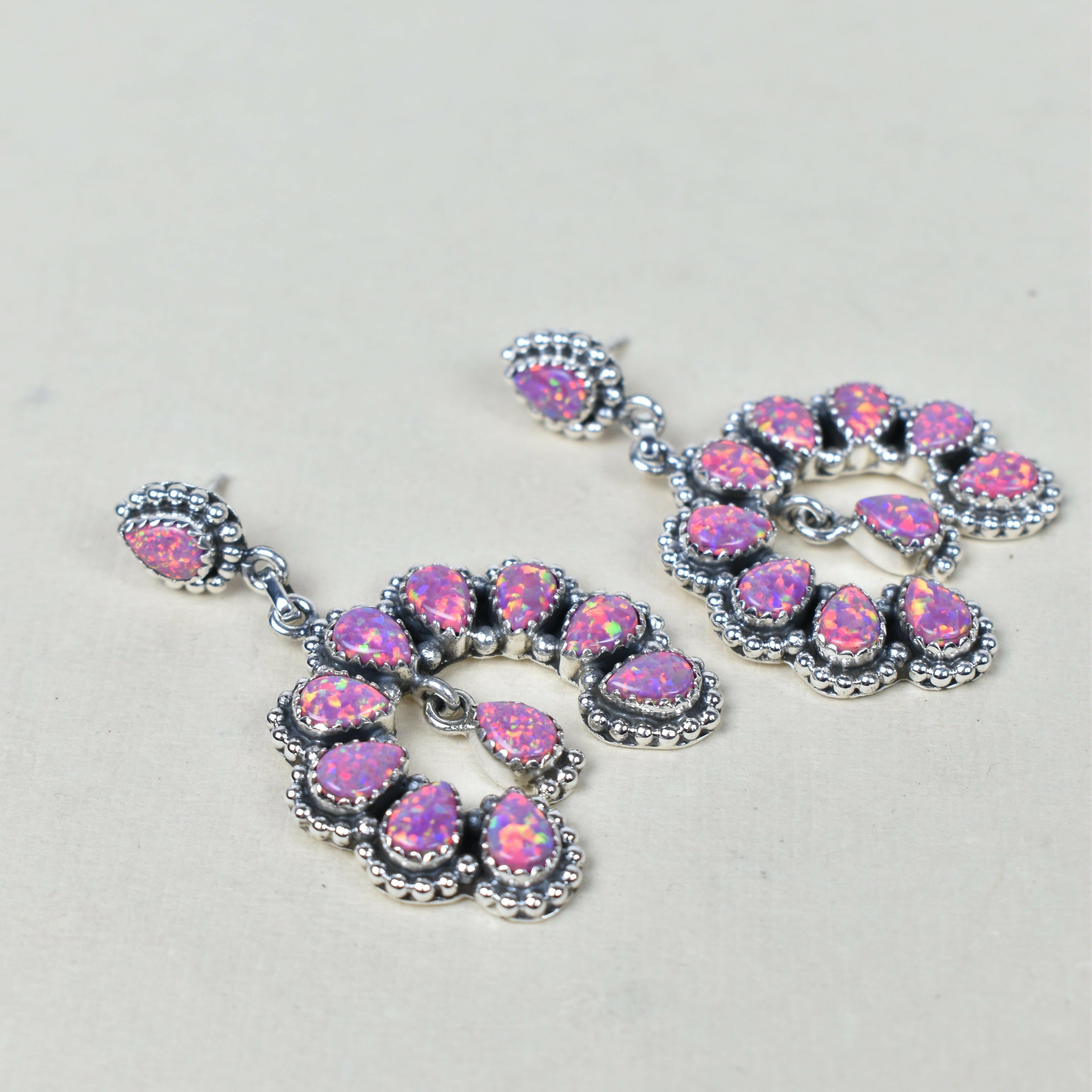 Double Luck Sterling Silver Earrings-Drop Earrings-Krush Kandy, Women's Online Fashion Boutique Located in Phoenix, Arizona (Scottsdale Area)