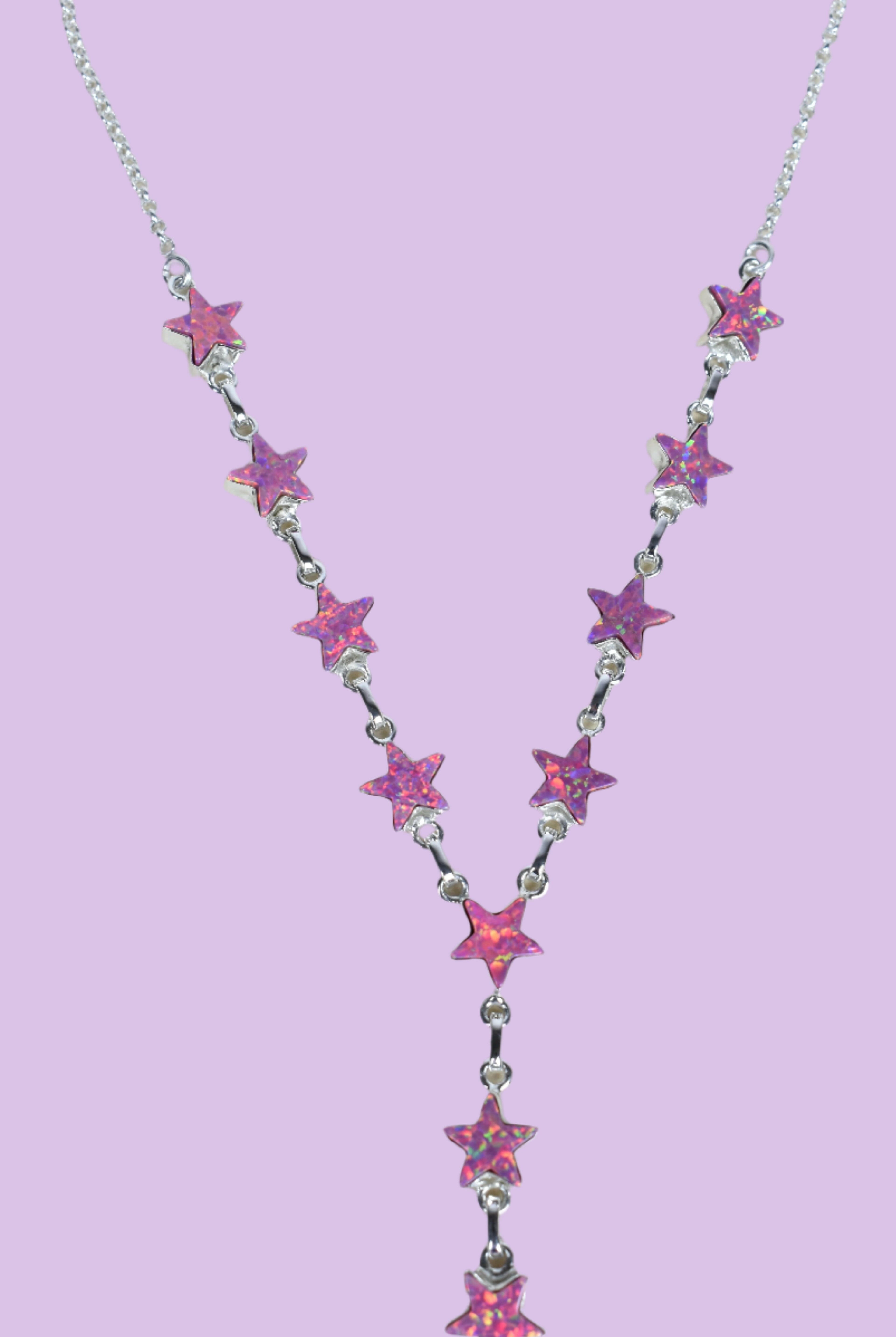 Star Studded Cast Necklace-Chain Necklaces-Krush Kandy, Women's Online Fashion Boutique Located in Phoenix, Arizona (Scottsdale Area)