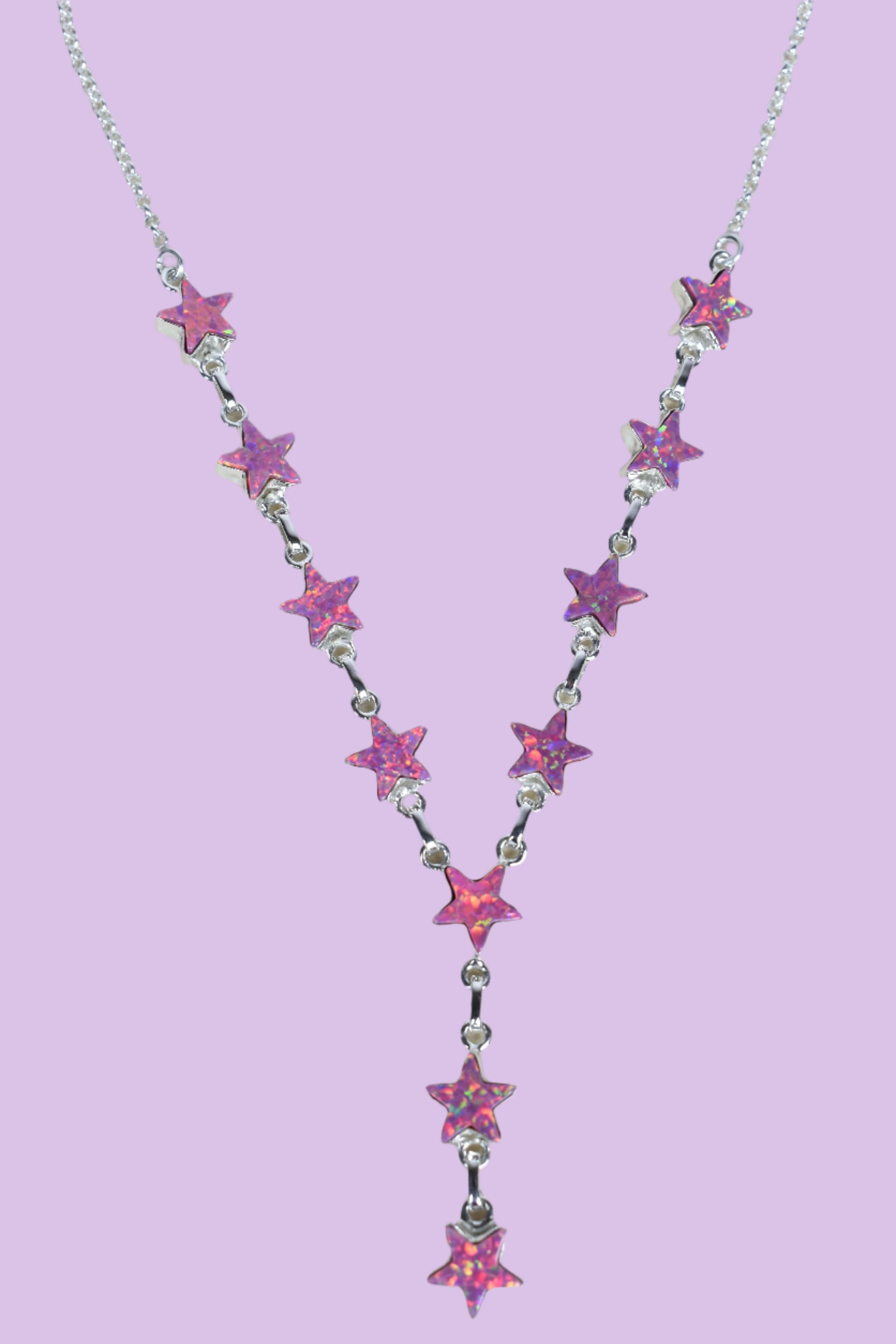 Star Studded Cast Necklace-Chain Necklaces-Krush Kandy, Women's Online Fashion Boutique Located in Phoenix, Arizona (Scottsdale Area)