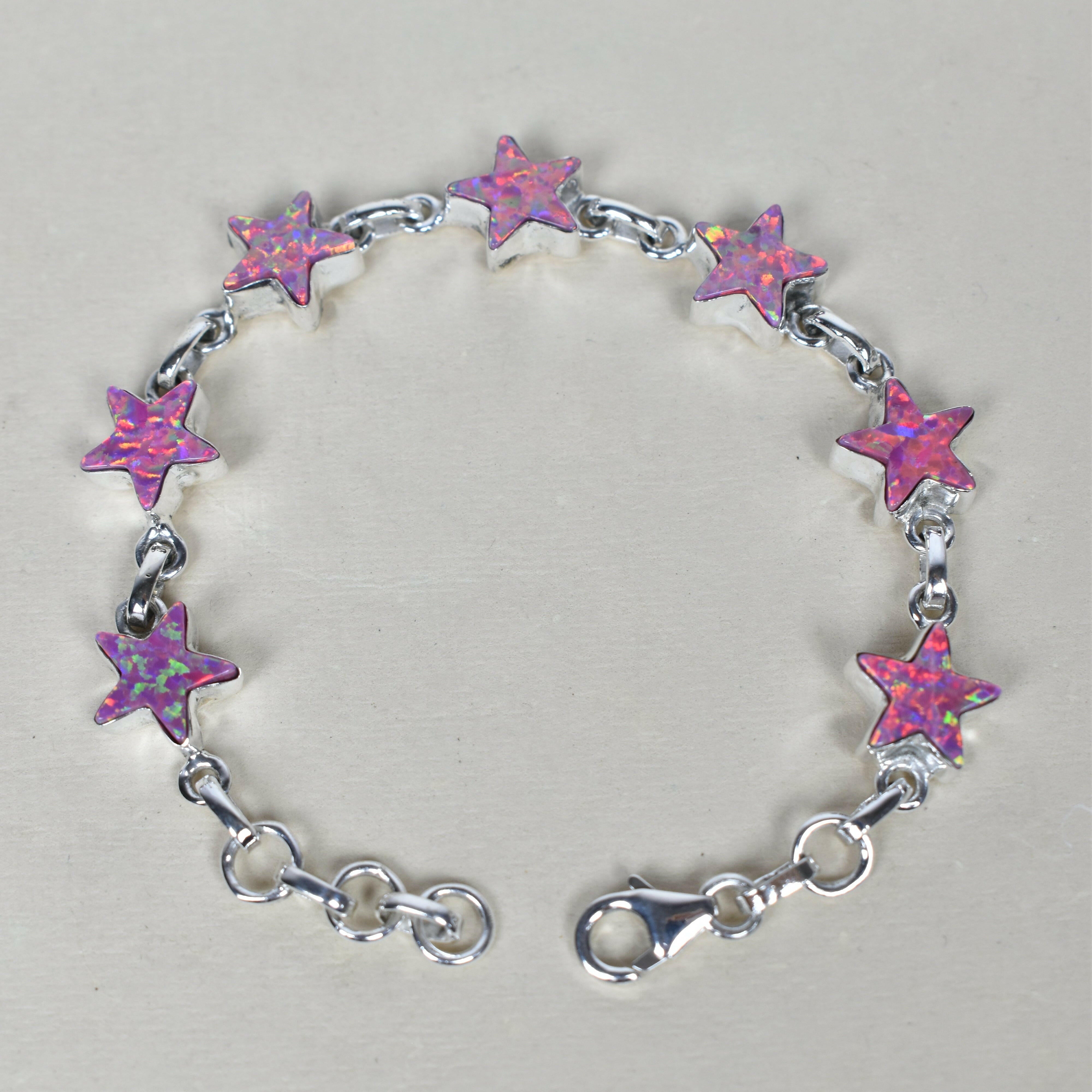 7 Star General Sterling Silver Bracelet-Gemstone Bracelets-Krush Kandy, Women's Online Fashion Boutique Located in Phoenix, Arizona (Scottsdale Area)