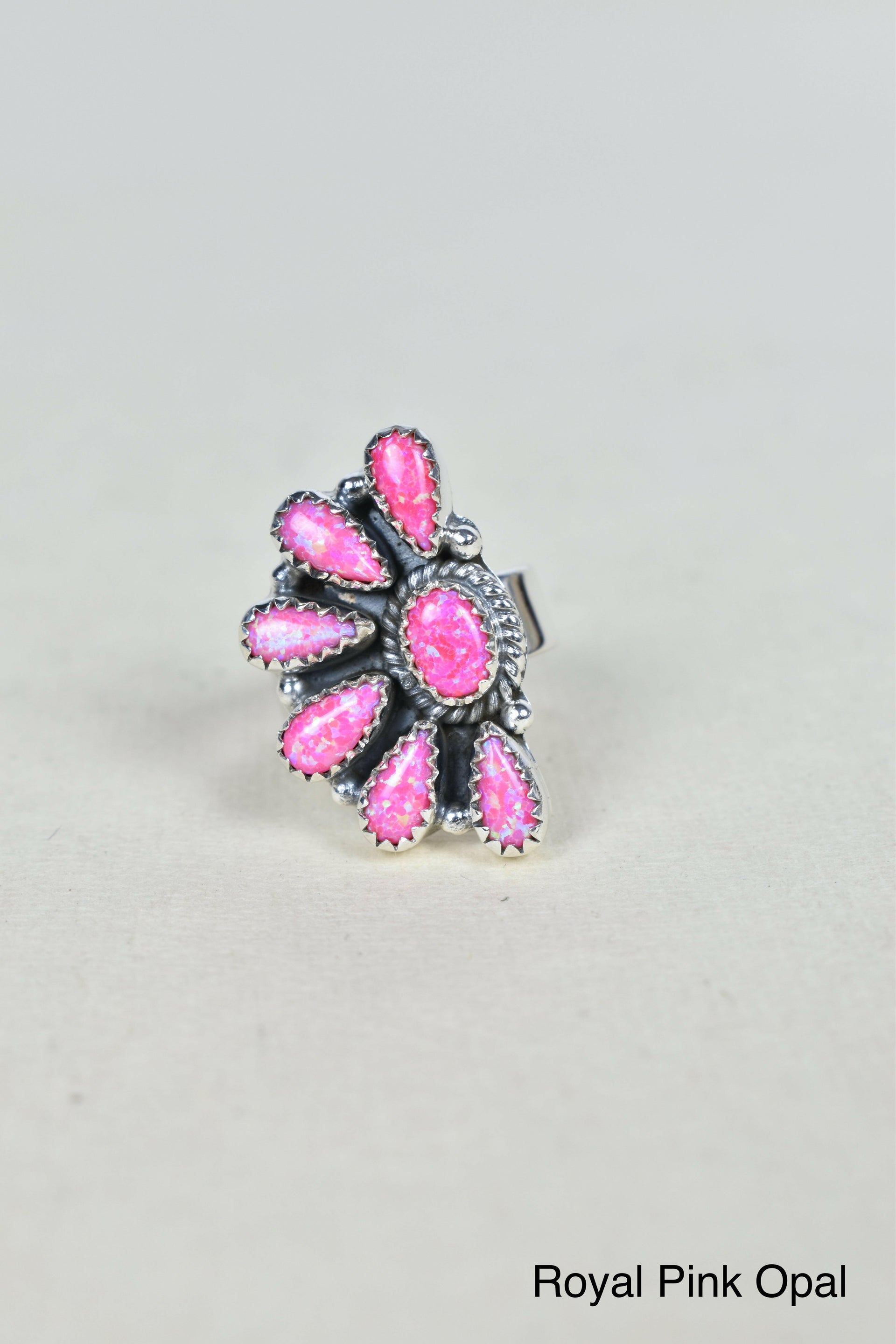 Lazy Daisy Sterling Jeweled Half Ring-Cluster Rings-Krush Kandy, Women's Online Fashion Boutique Located in Phoenix, Arizona (Scottsdale Area)