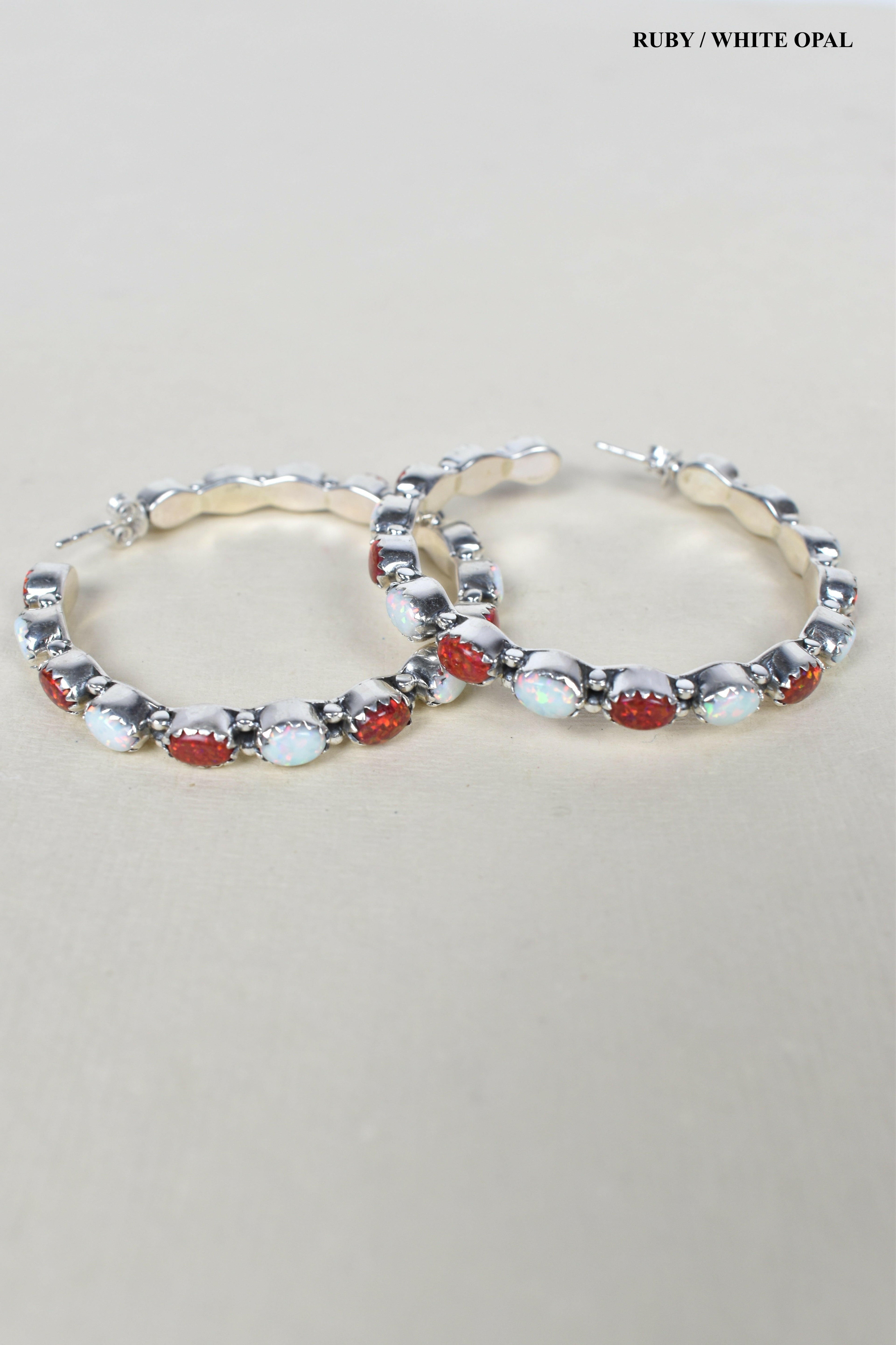 Tiffany Sterling Silver Hoop Earrings | PREORDER NOW OPEN-Hoop Earrings-Krush Kandy, Women's Online Fashion Boutique Located in Phoenix, Arizona (Scottsdale Area)