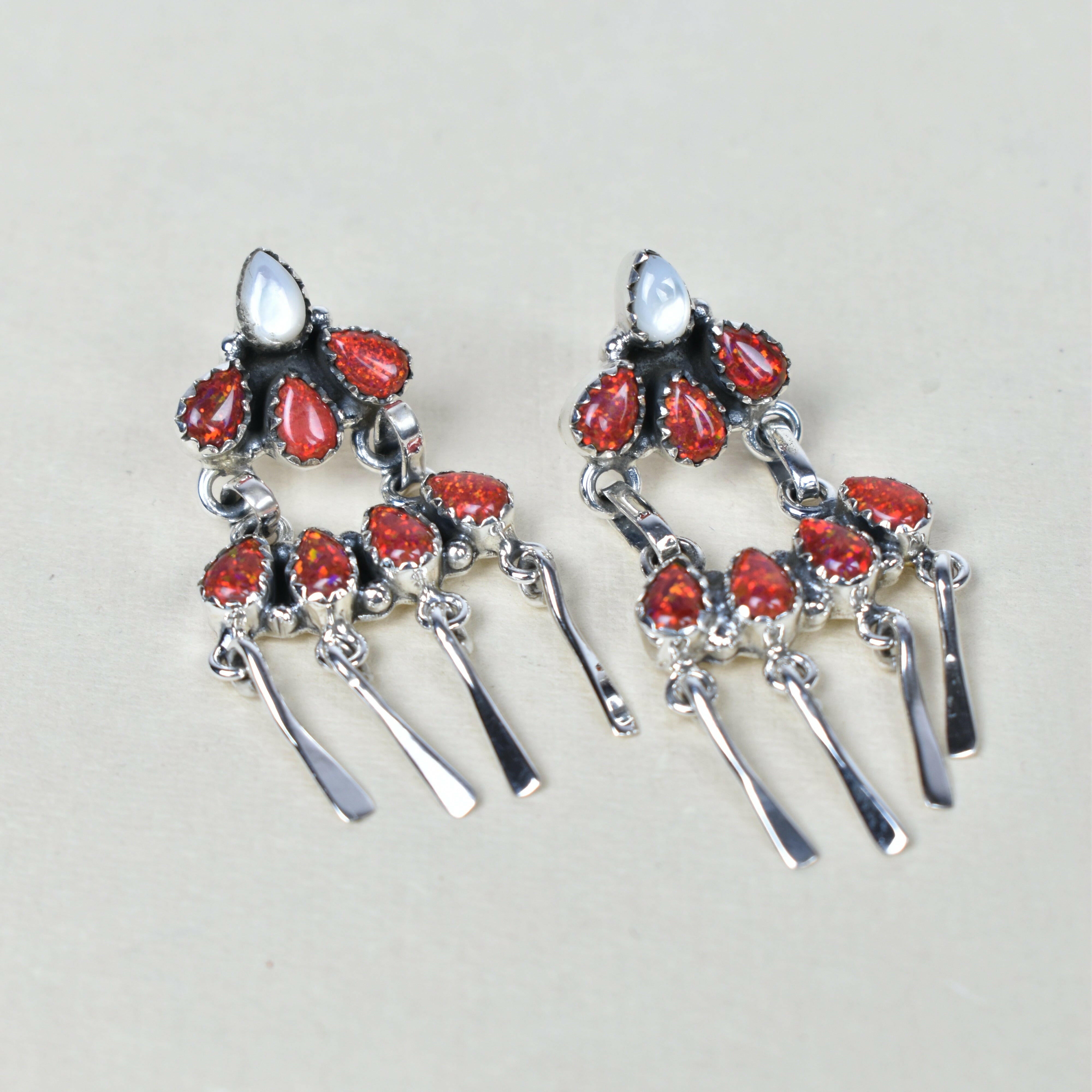 Tickle Me Pretty Sterling Silver Earrings-Drop Earrings-Krush Kandy, Women's Online Fashion Boutique Located in Phoenix, Arizona (Scottsdale Area)