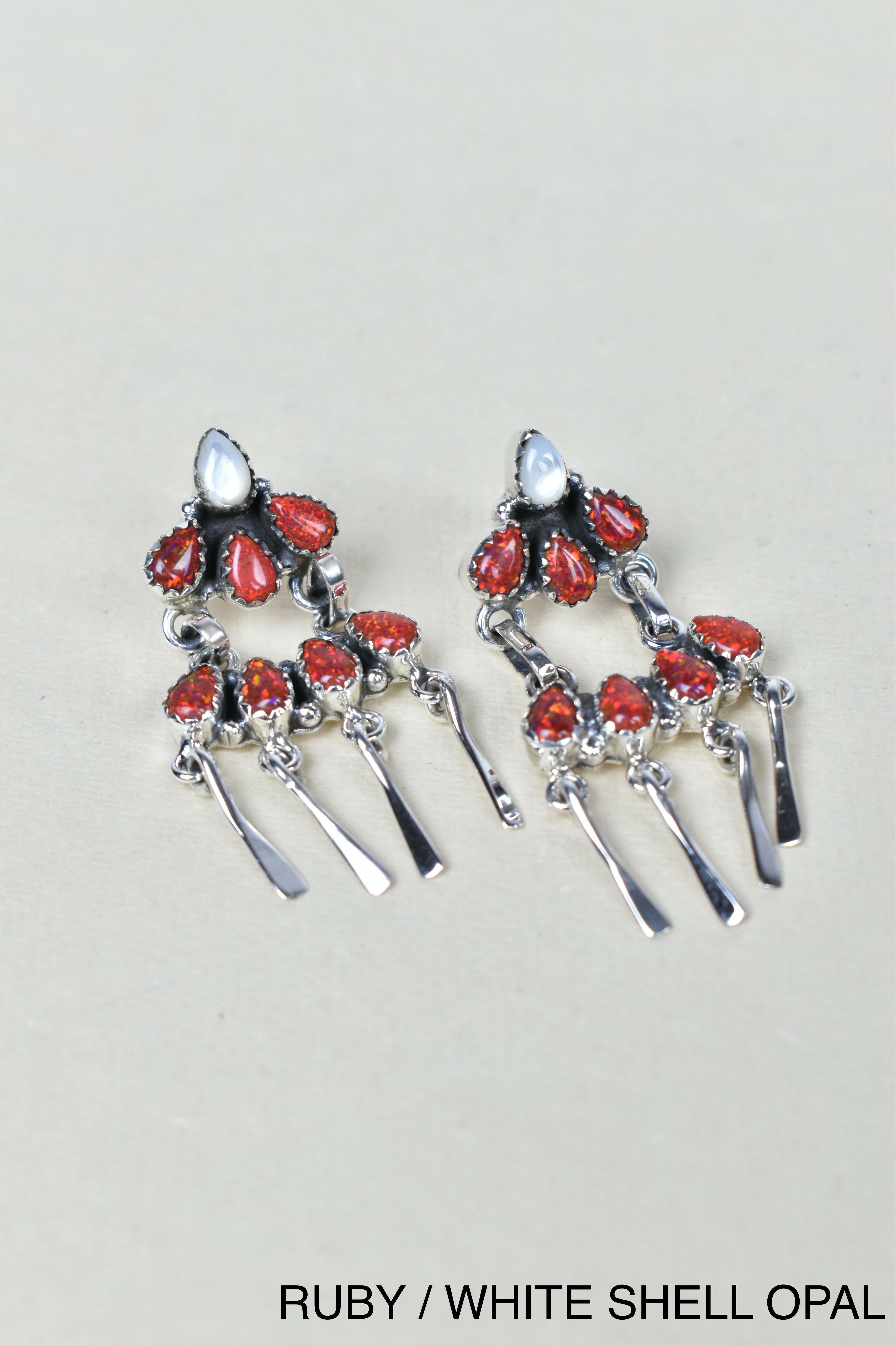Tickle Me Pretty Sterling Silver Earrings-Drop Earrings-Krush Kandy, Women's Online Fashion Boutique Located in Phoenix, Arizona (Scottsdale Area)