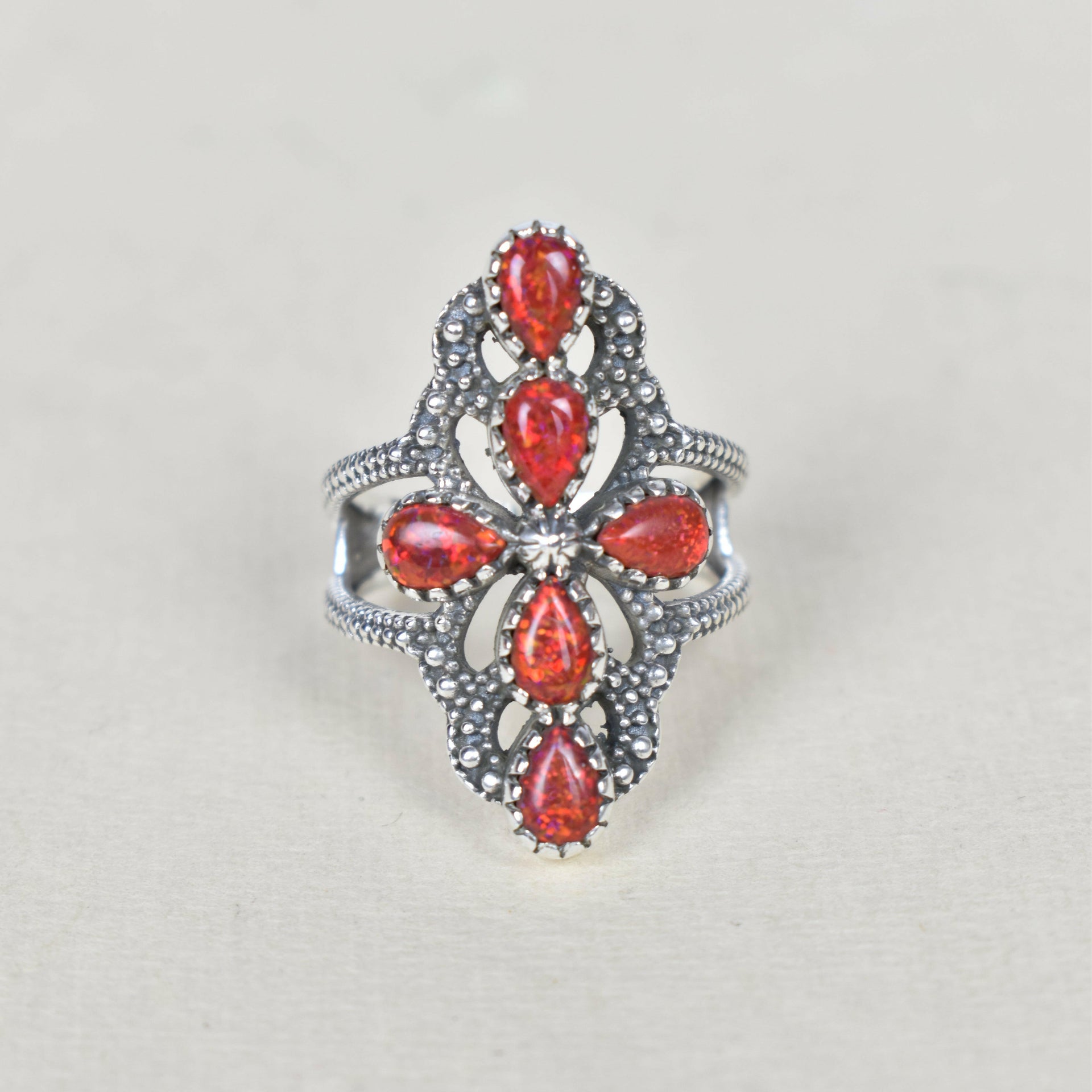 Victoria Sterling Silver Stone Crawler Ring-Crawler Rings-Krush Kandy, Women's Online Fashion Boutique Located in Phoenix, Arizona (Scottsdale Area)