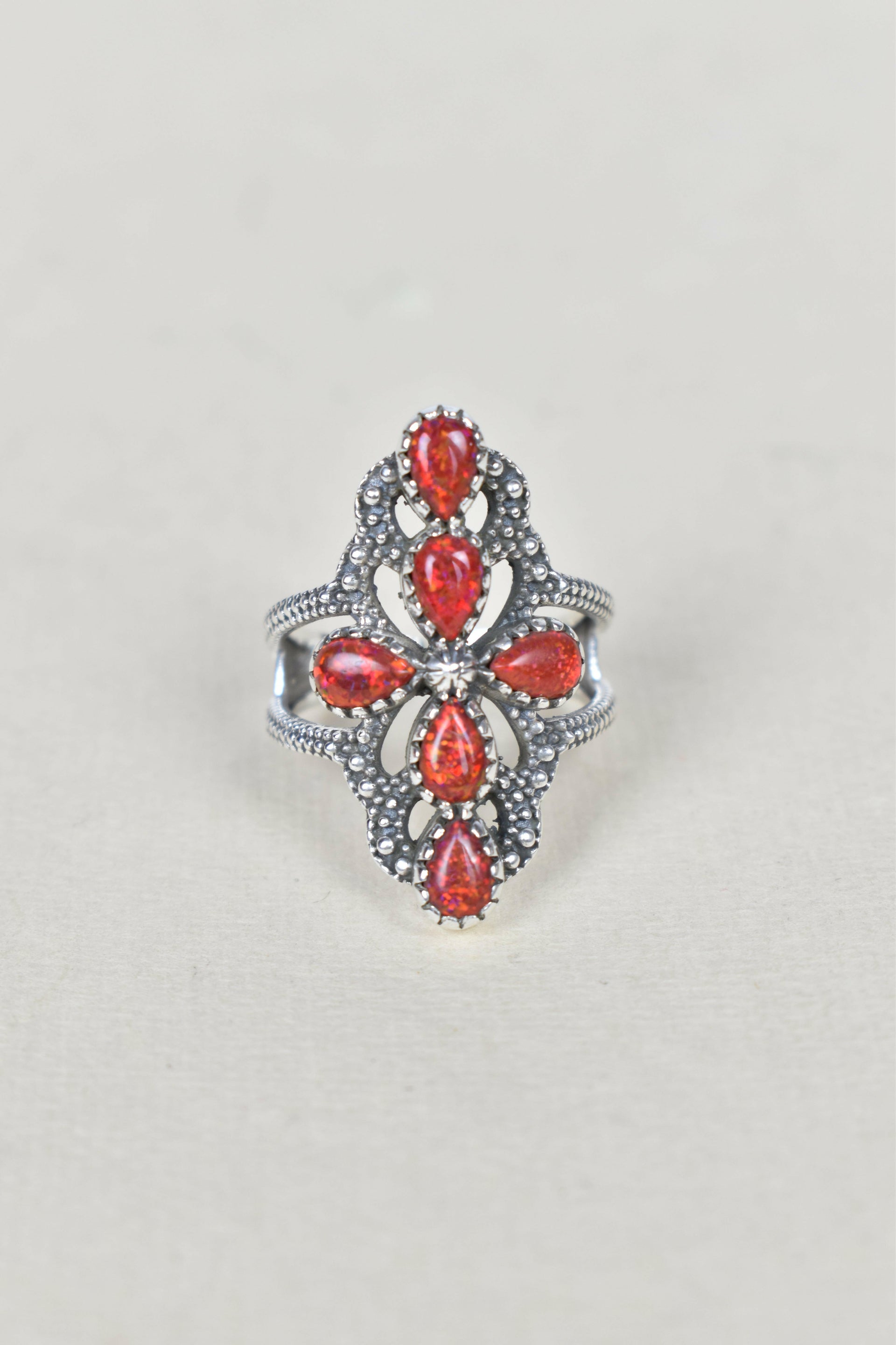 Victoria Sterling Silver Stone Crawler Ring-Crawler Rings-Krush Kandy, Women's Online Fashion Boutique Located in Phoenix, Arizona (Scottsdale Area)