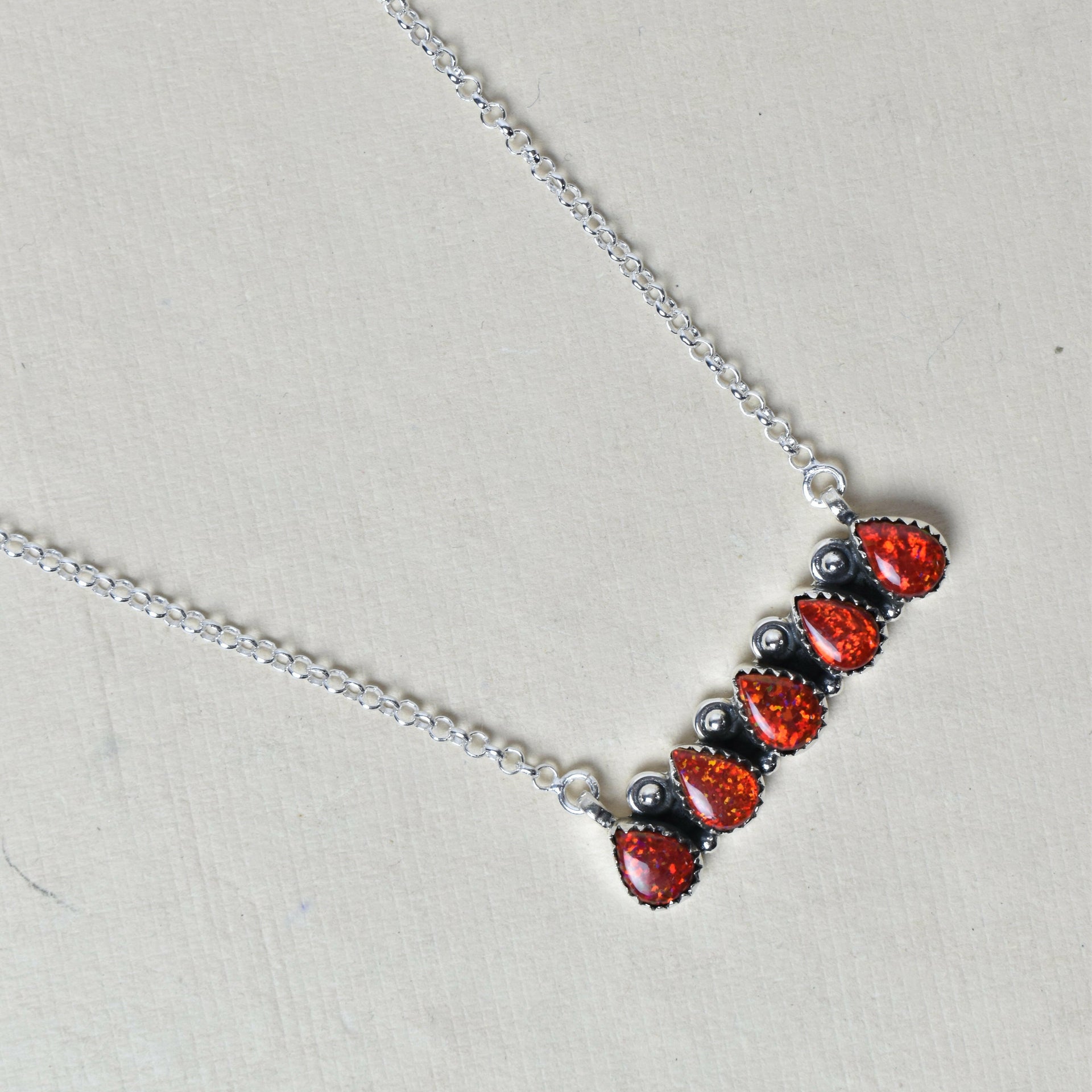 Quintabulous Sterling Silver Necklace-Bar Necklaces-Krush Kandy, Women's Online Fashion Boutique Located in Phoenix, Arizona (Scottsdale Area)