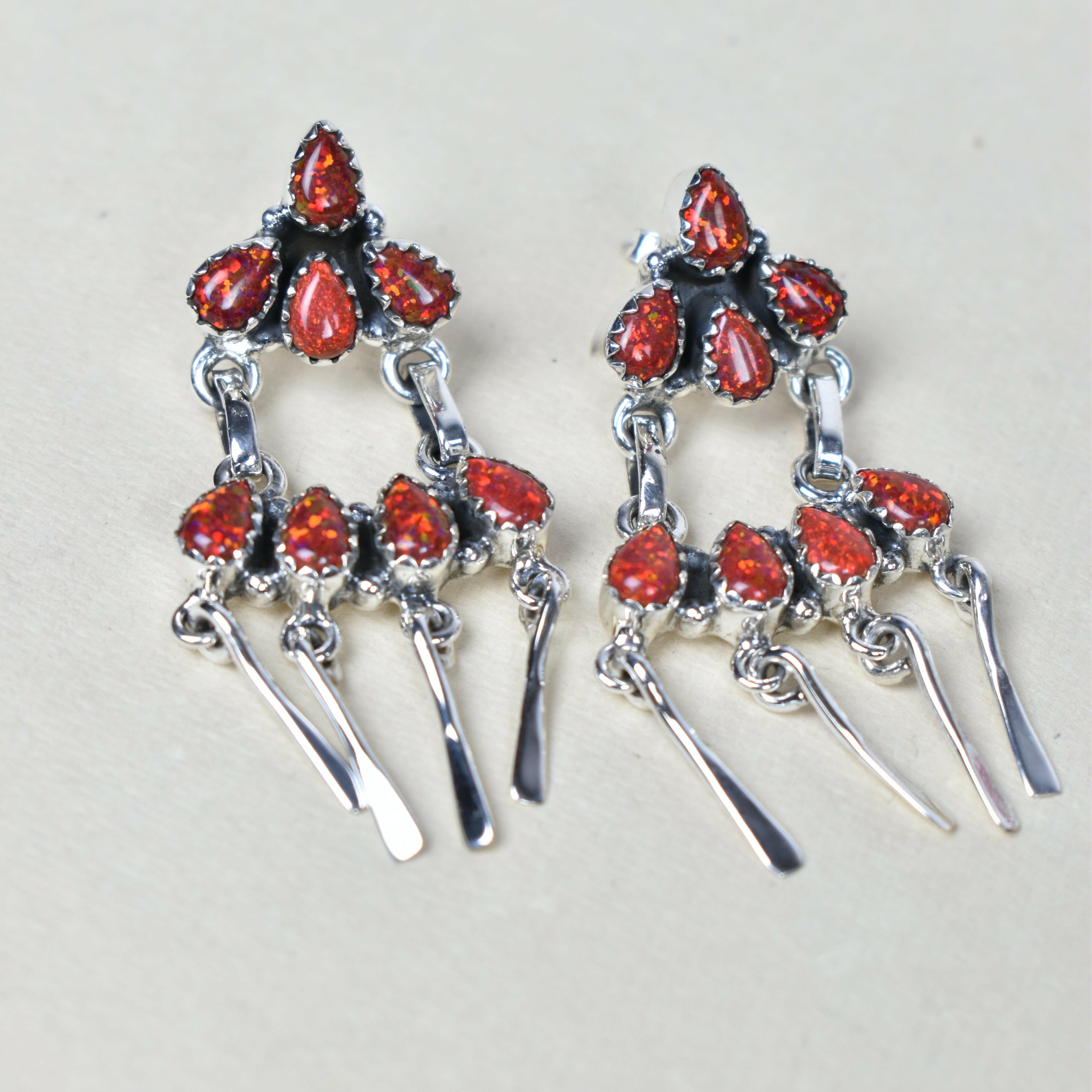 Tickle Me Pretty Sterling Silver Earrings-Drop Earrings-Krush Kandy, Women's Online Fashion Boutique Located in Phoenix, Arizona (Scottsdale Area)