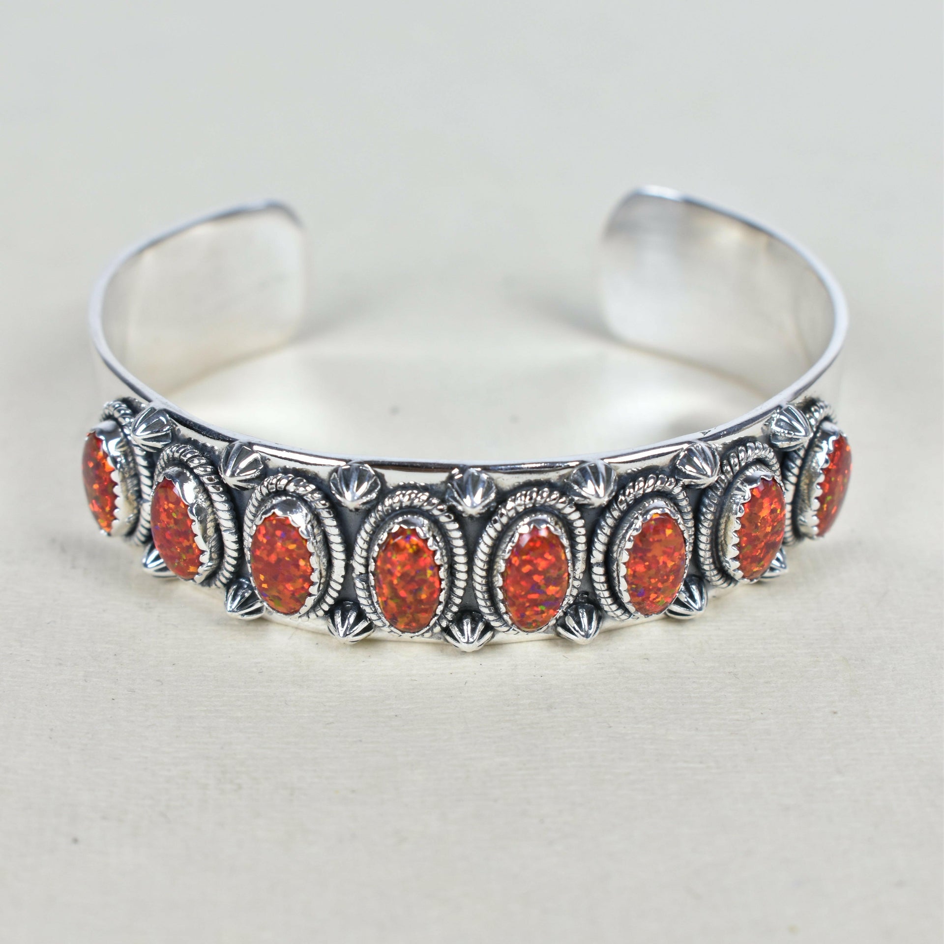 Octet Gem Sterling Silver Cuff-Cuffs-Krush Kandy, Women's Online Fashion Boutique Located in Phoenix, Arizona (Scottsdale Area)