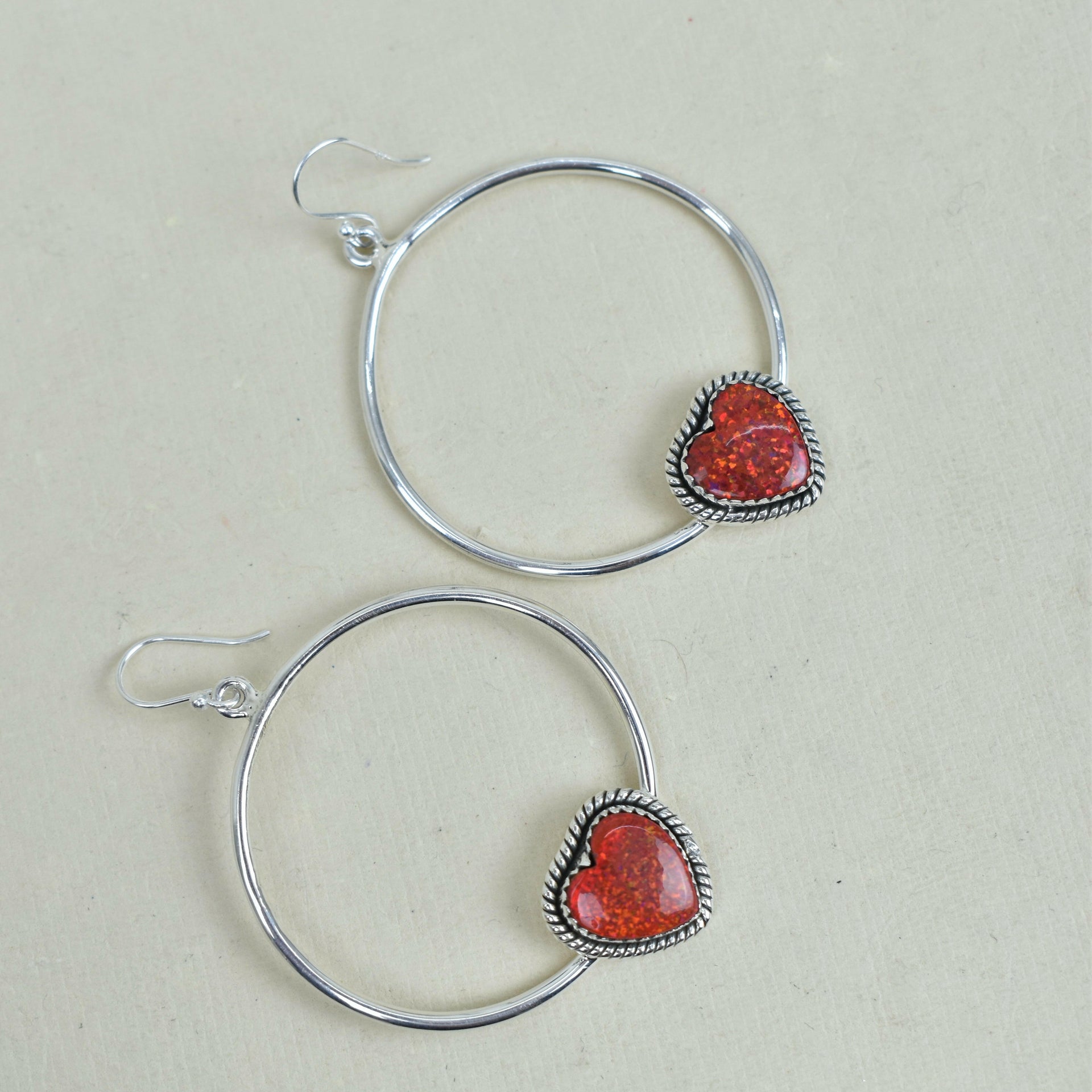 Heartfelt Hoop Earrings-Hoop Earrings-Krush Kandy, Women's Online Fashion Boutique Located in Phoenix, Arizona (Scottsdale Area)