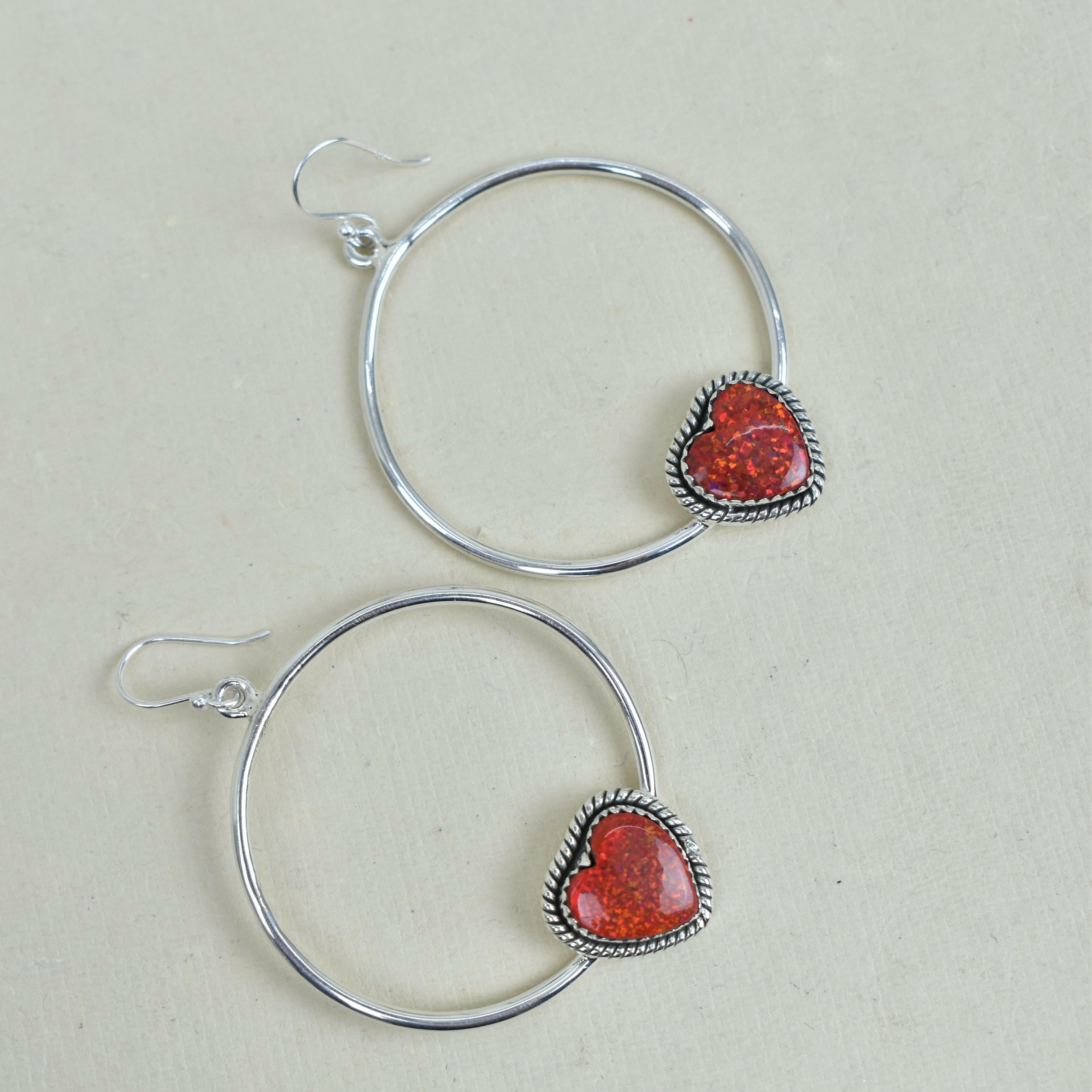 Heartfelt Hoop Earrings-Hoop Earrings-Krush Kandy, Women's Online Fashion Boutique Located in Phoenix, Arizona (Scottsdale Area)