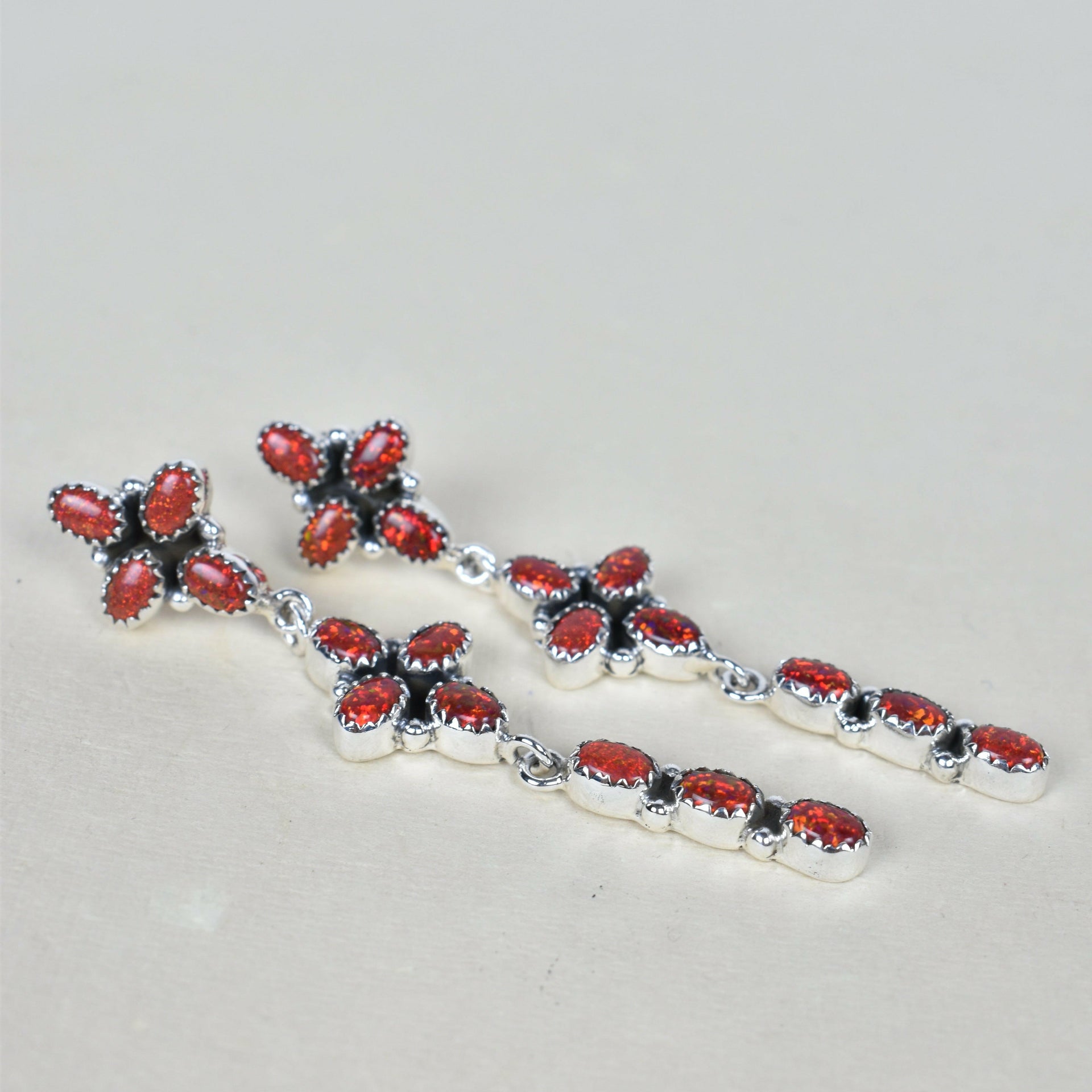 STERLING SILVER DANGLE KITE TALE EARRINGS-Drop Earrings-Krush Kandy, Women's Online Fashion Boutique Located in Phoenix, Arizona (Scottsdale Area)