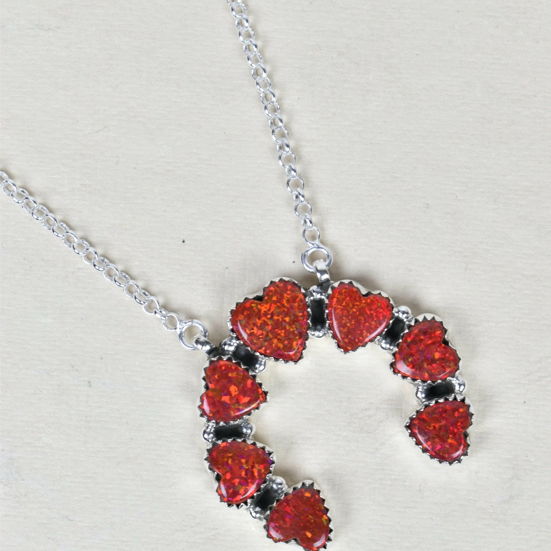 Sterling Silver Lucky Heart Necklace-Chain Necklaces-Krush Kandy, Women's Online Fashion Boutique Located in Phoenix, Arizona (Scottsdale Area)