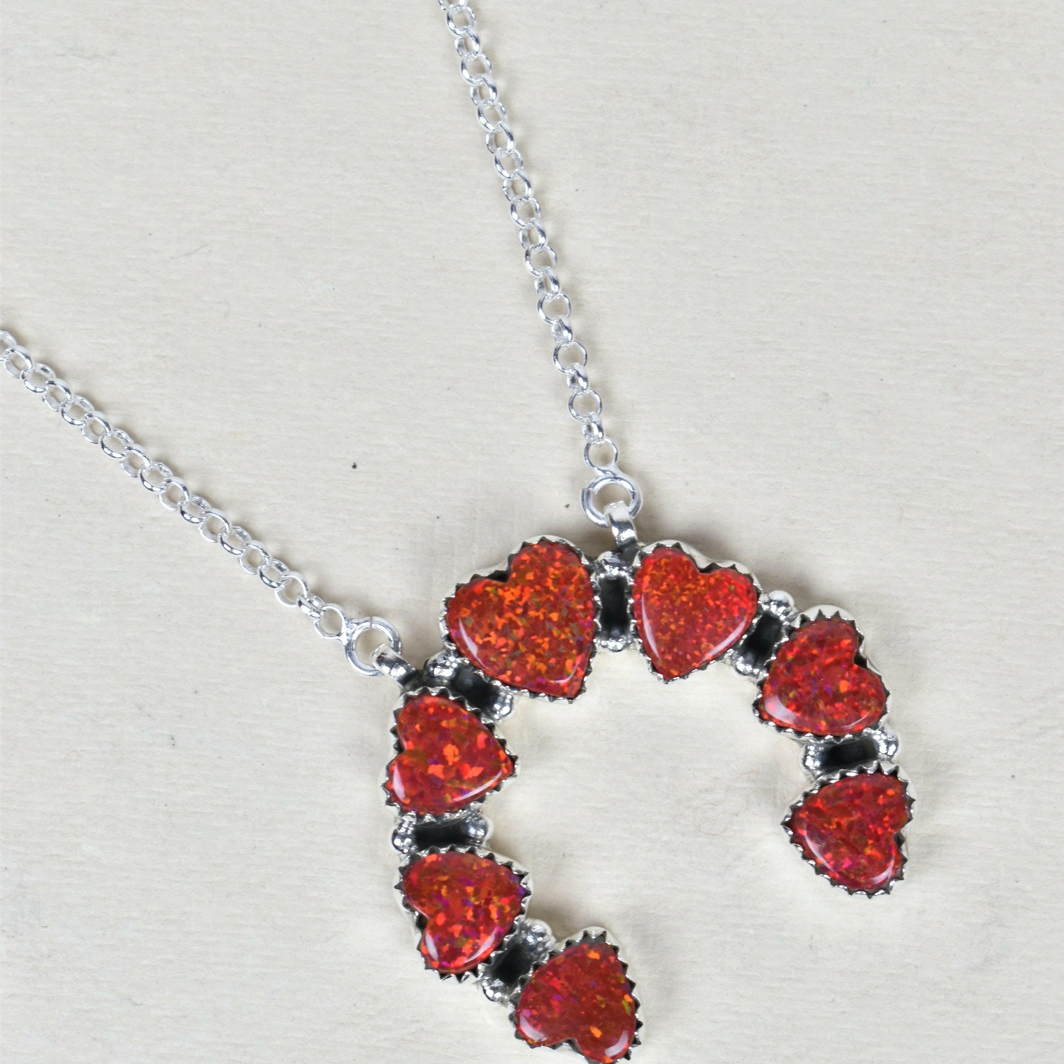 Sterling Silver Lucky Heart Necklace-Chain Necklaces-Krush Kandy, Women's Online Fashion Boutique Located in Phoenix, Arizona (Scottsdale Area)